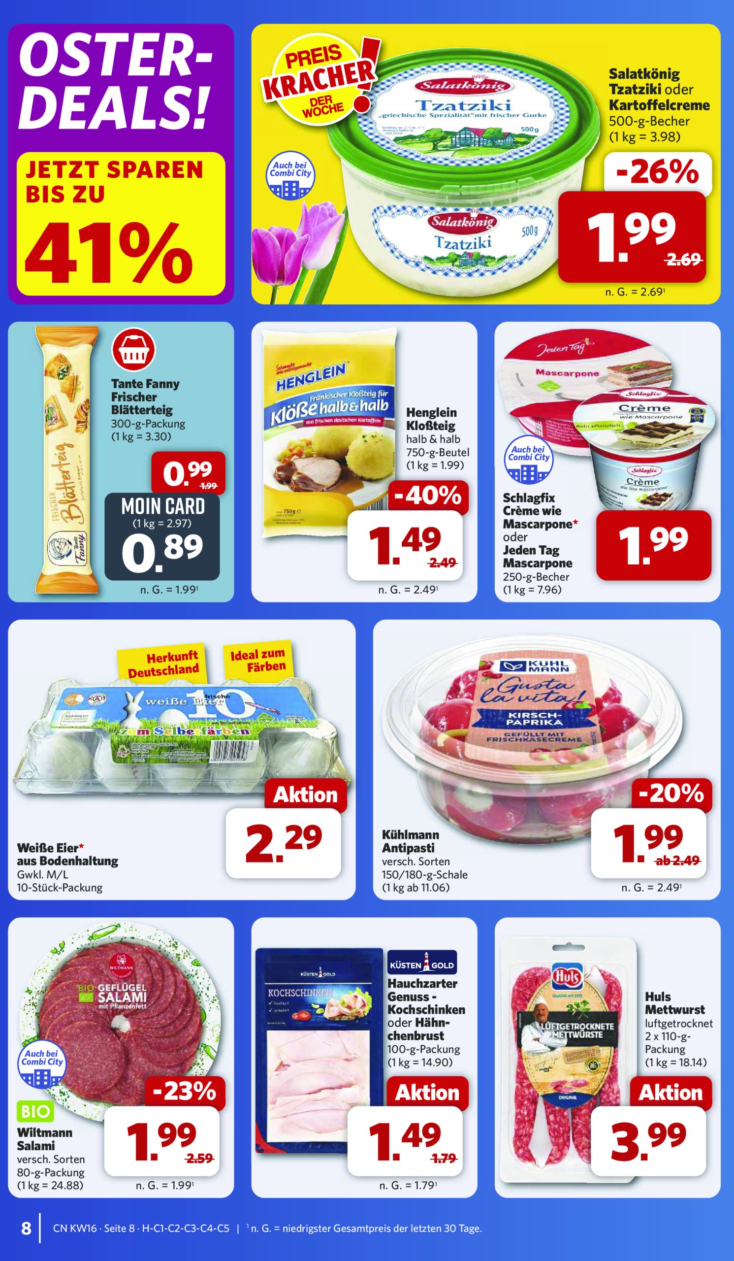 combi - Combi-Prospekt gültig von 14.04. bis 19.04. - page: 8