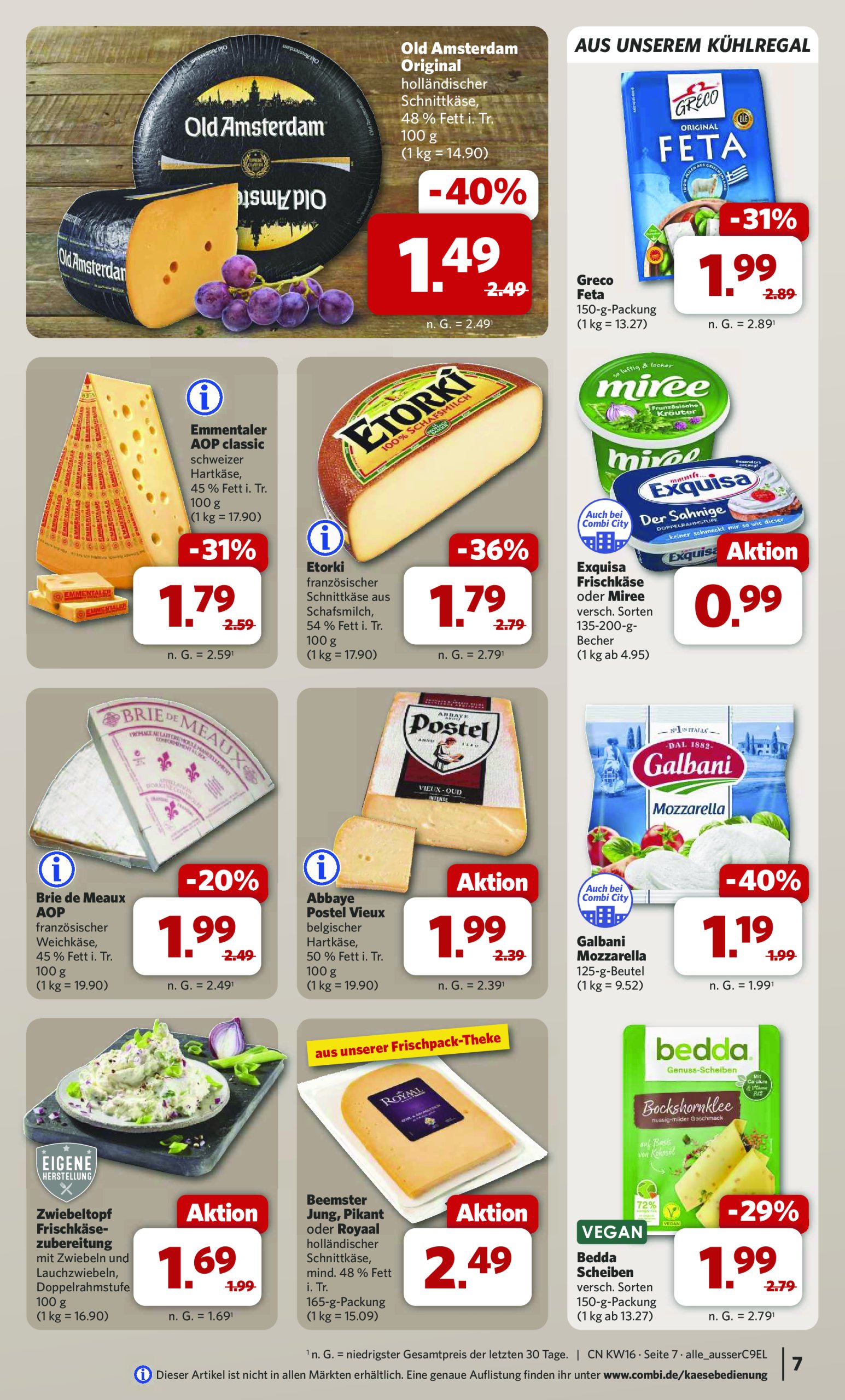 combi - Combi-Prospekt gültig von 14.04. bis 19.04. - page: 7