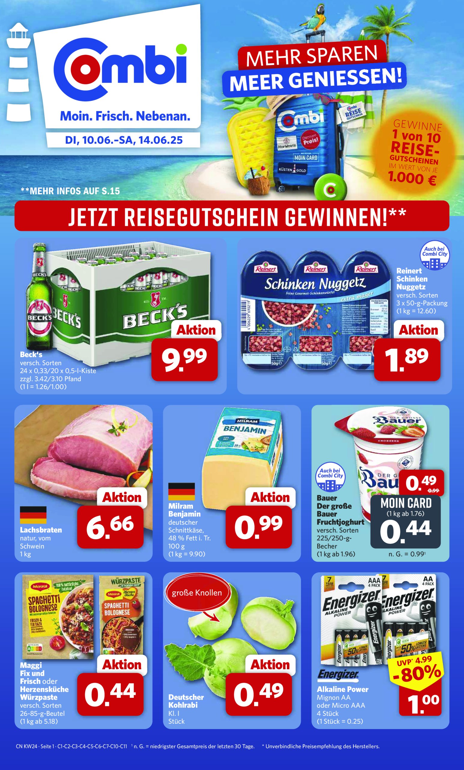 combi - Combi-Prospekt gültig vom 10.06. bis 14.06.