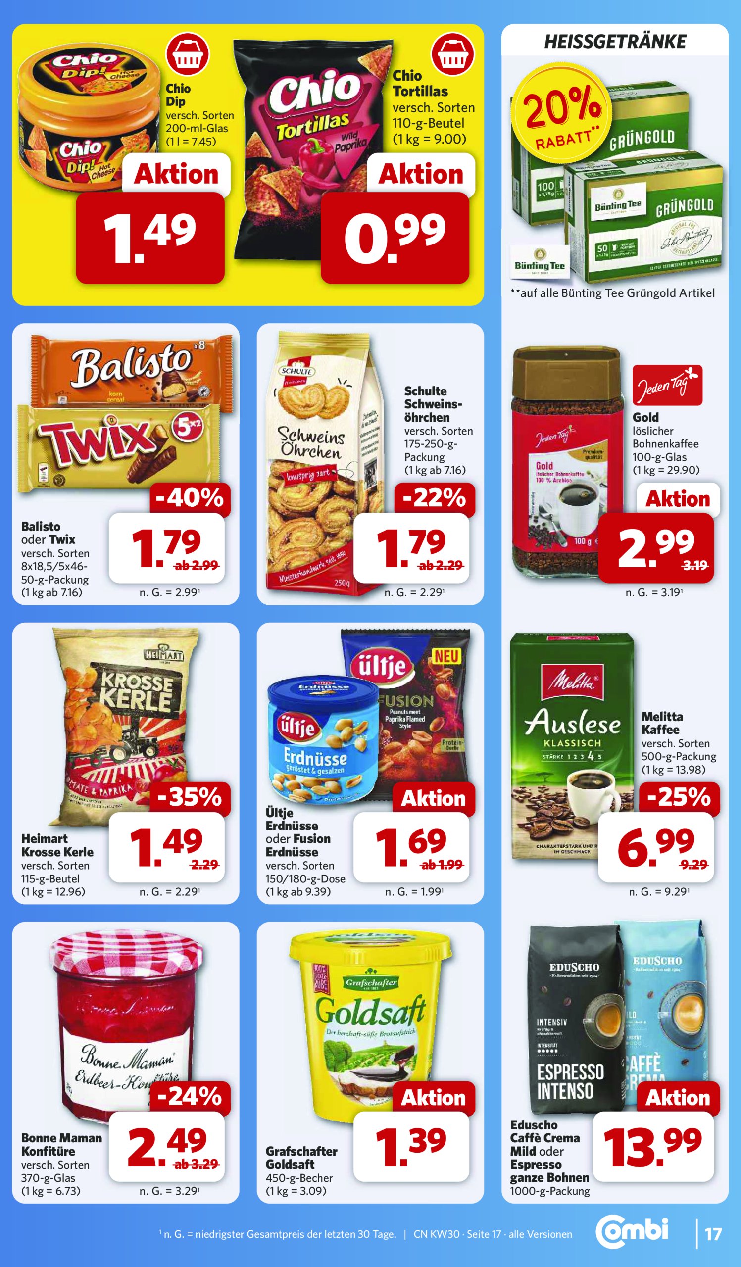 combi - Combi-Prospekt gültig vom 21.07. bis 26.07. - page: 22