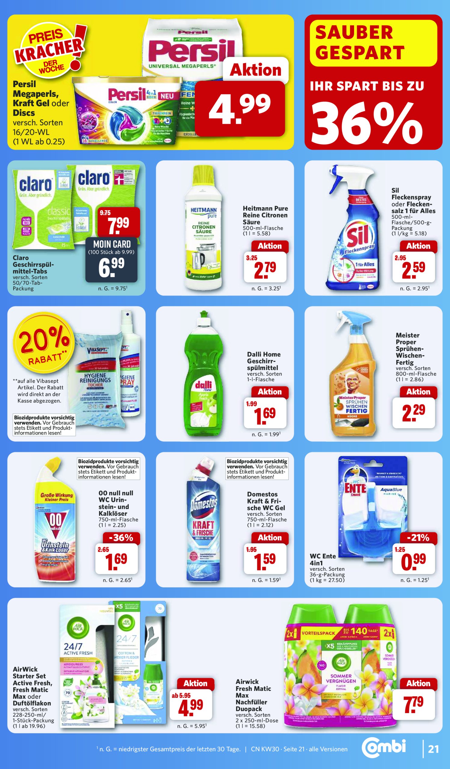 combi - Combi-Prospekt gültig vom 21.07. bis 26.07. - page: 27
