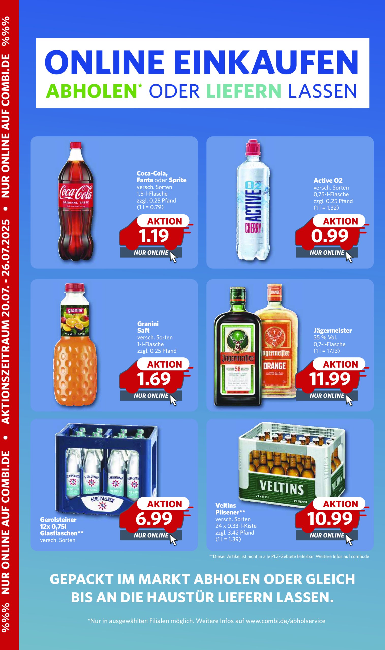 combi - Combi-Prospekt gültig vom 21.07. bis 26.07. - page: 19