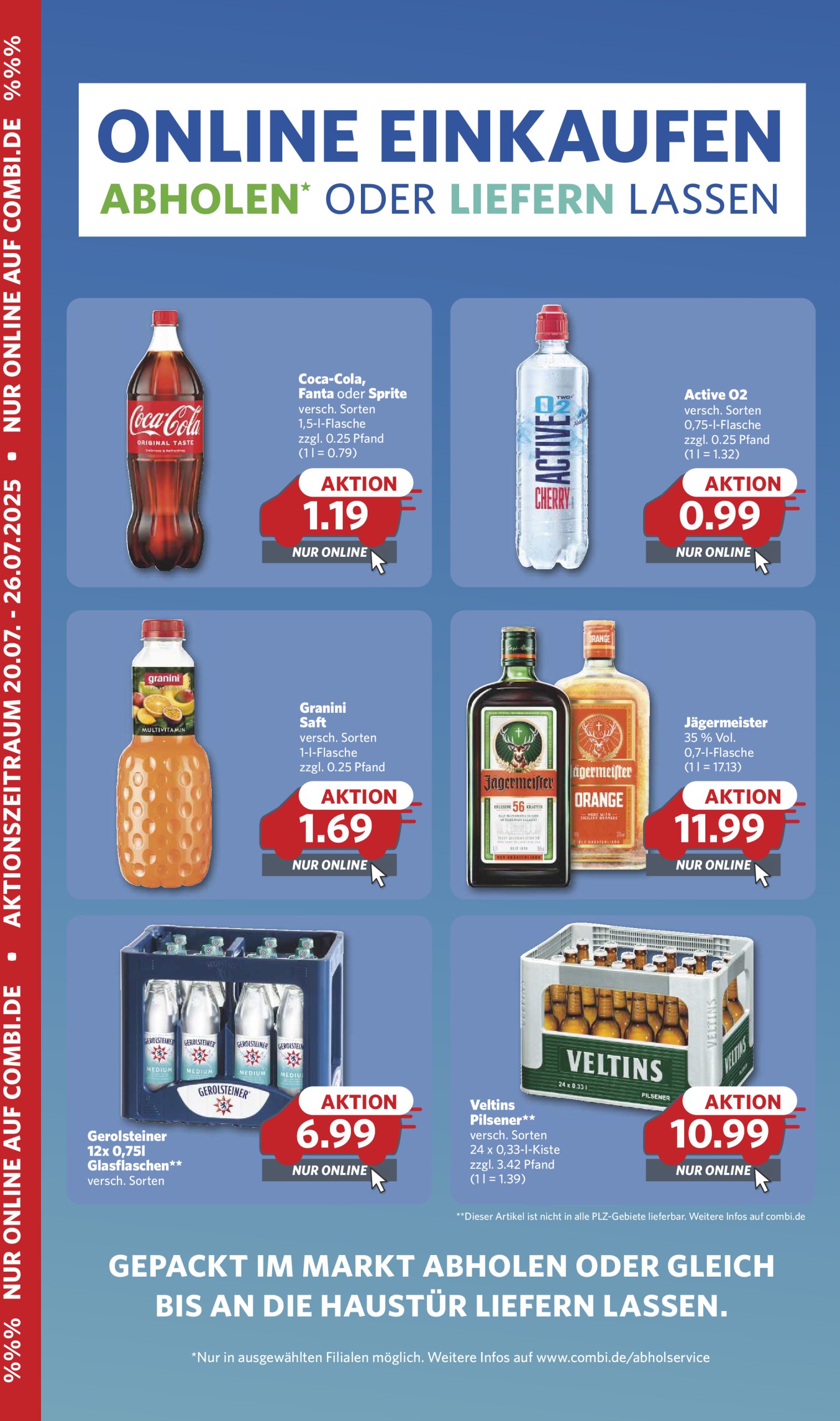 combi - Combi - Online Einkaufen-Prospekt gültig vom 20.07. bis 26.07.