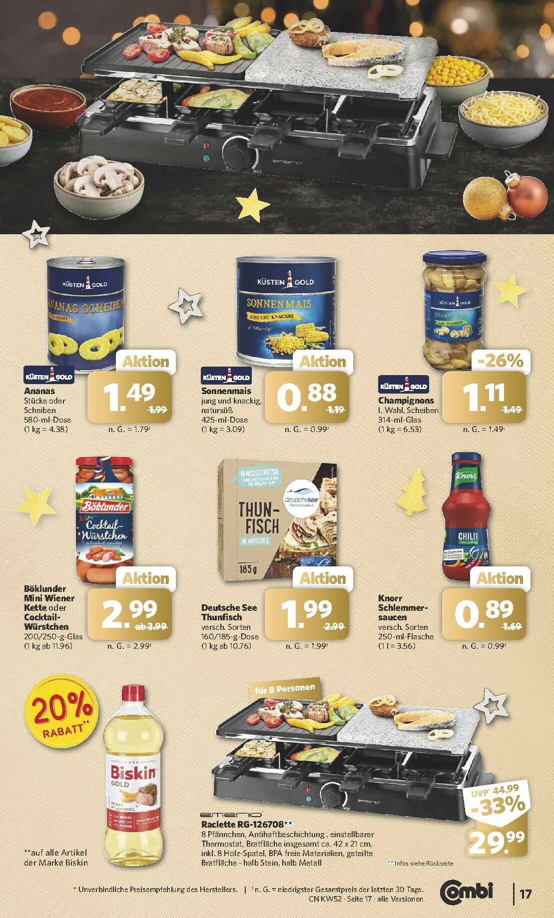 combi - Combi-Prospekt gültig vom 22.12. bis 27.12. - page: 17