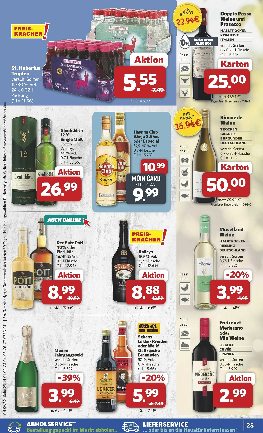 combi - Combi-Prospekt gültig vom 22.12. bis 27.12. - page: 25