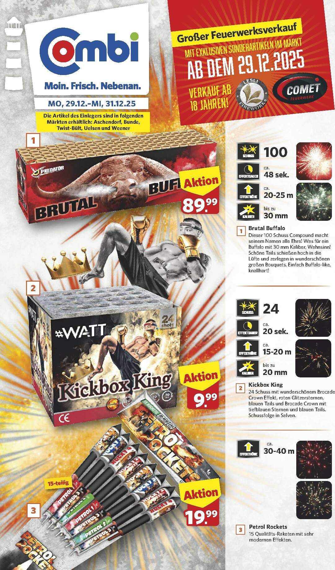 combi - Combi-Prospekt gültig vom 29.12. bis 31.12.