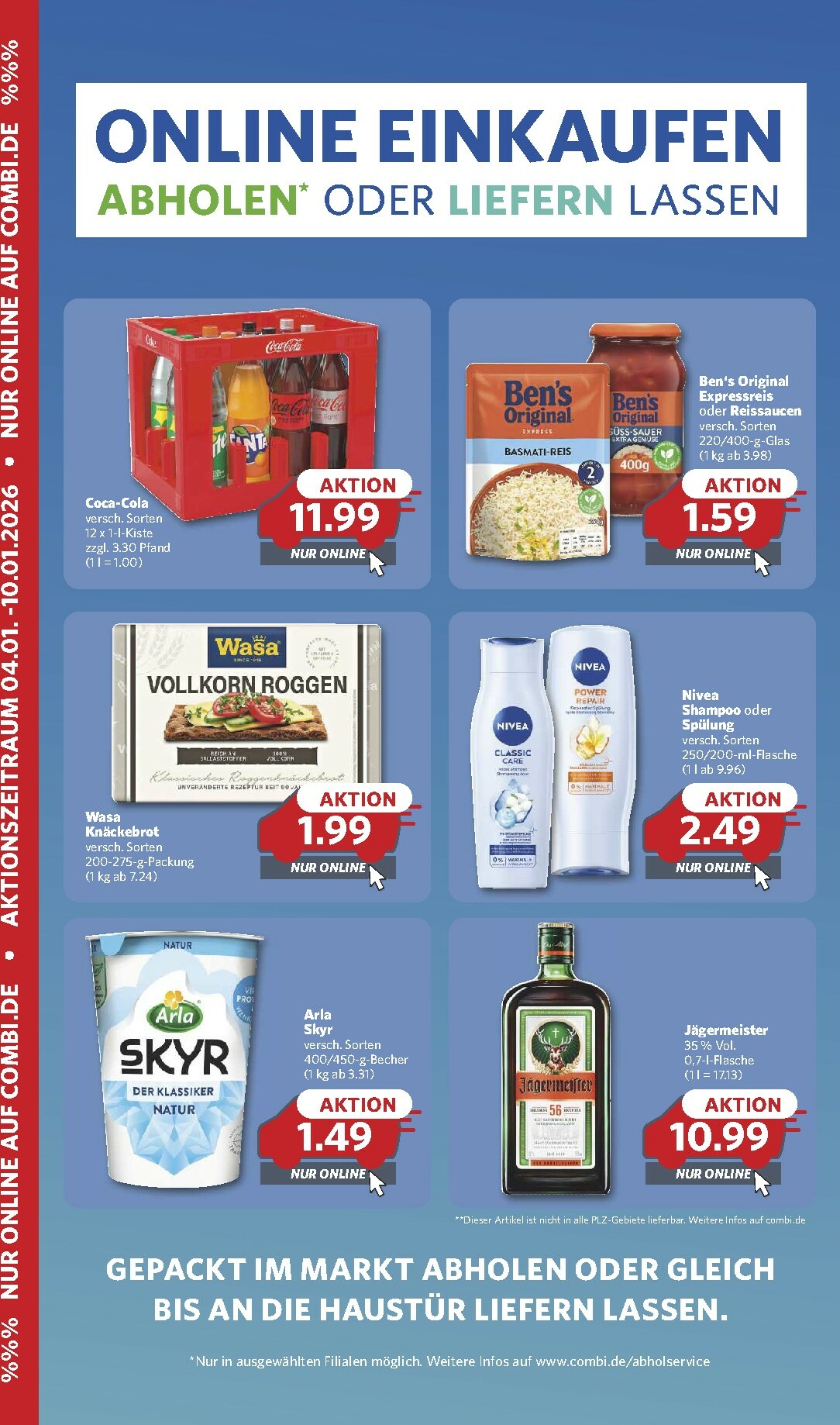 combi - Combi - Online Einkaufen-Prospekt gültig vom 04.01. bis 10.01.