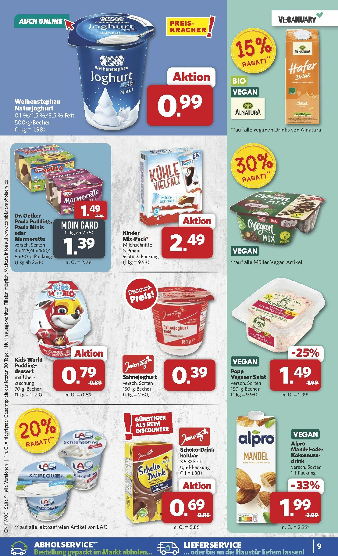 combi - Combi-Prospekt gültig vom 12.01. bis 17.01. - page: 9