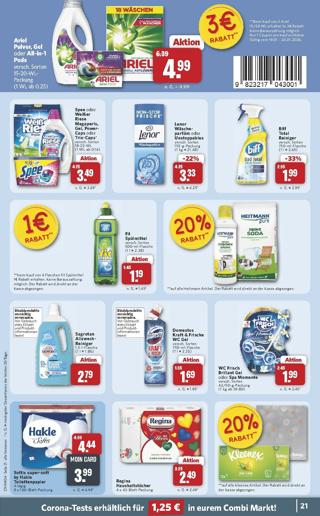 combi - Combi-Prospekt gültig vom 19.01. bis 24.01. - page: 21