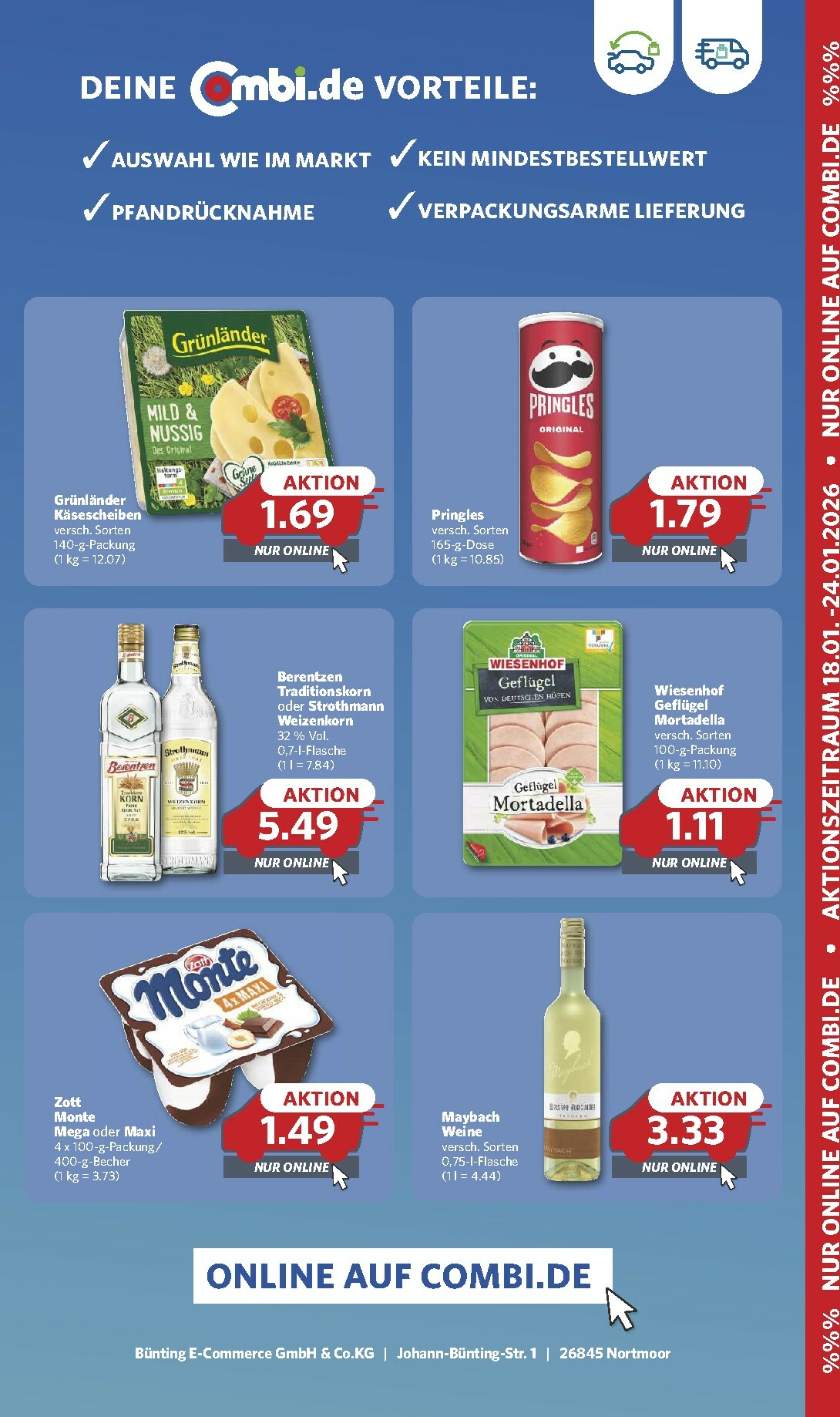 combi - Combi-Prospekt gültig vom 19.01. bis 24.01. - page: 26