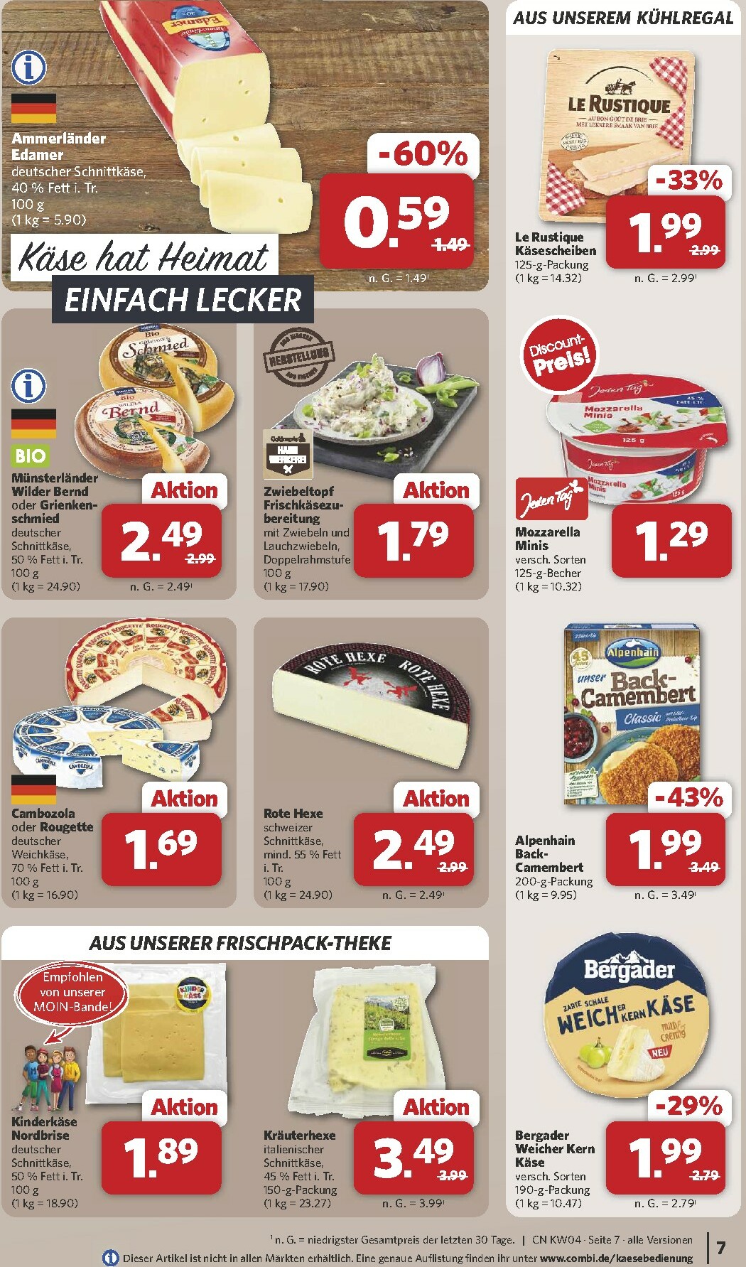 combi - Combi-Prospekt gültig vom 19.01. bis 24.01. - page: 7