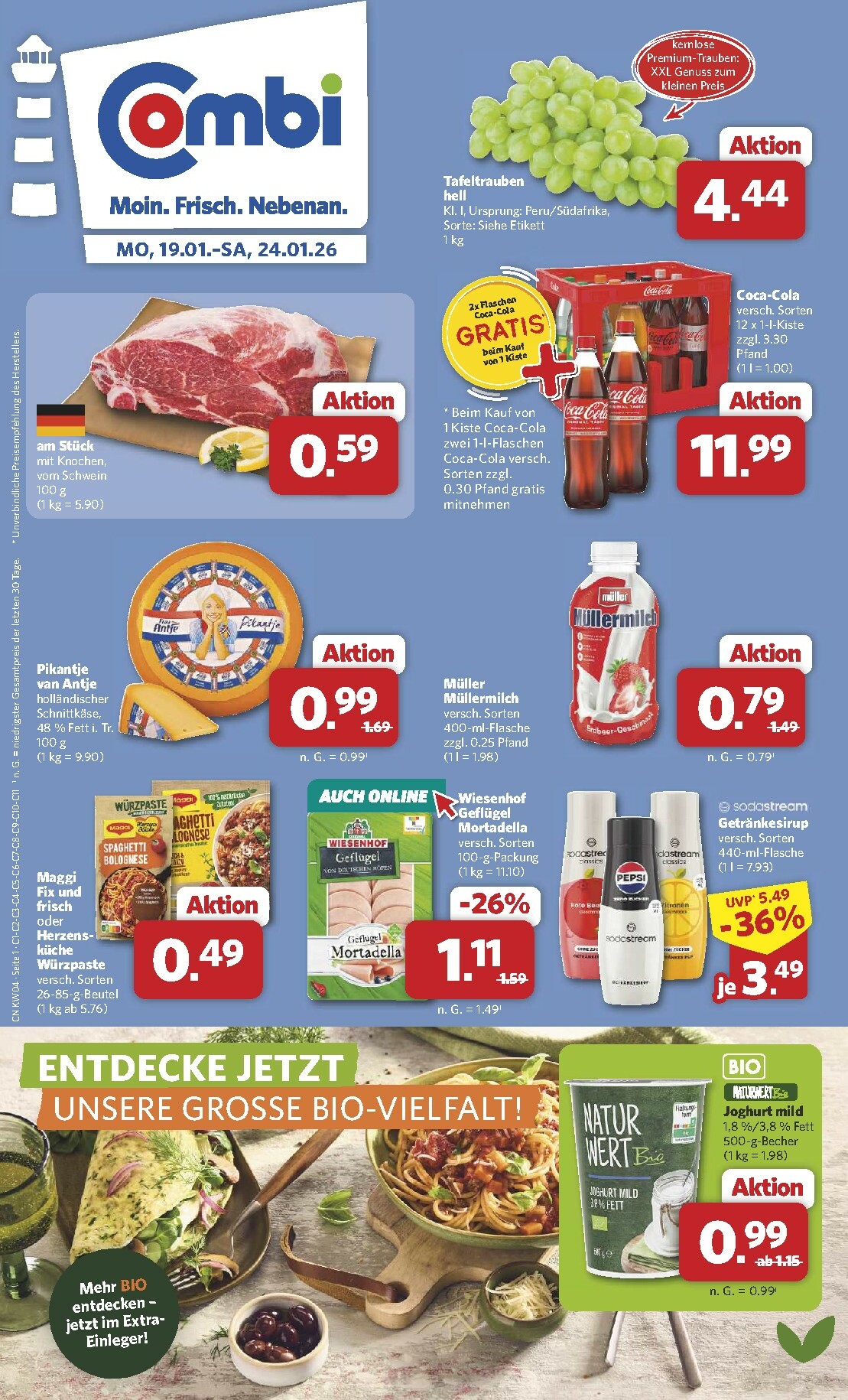 combi - Combi-Prospekt gültig vom 19.01. bis 24.01.