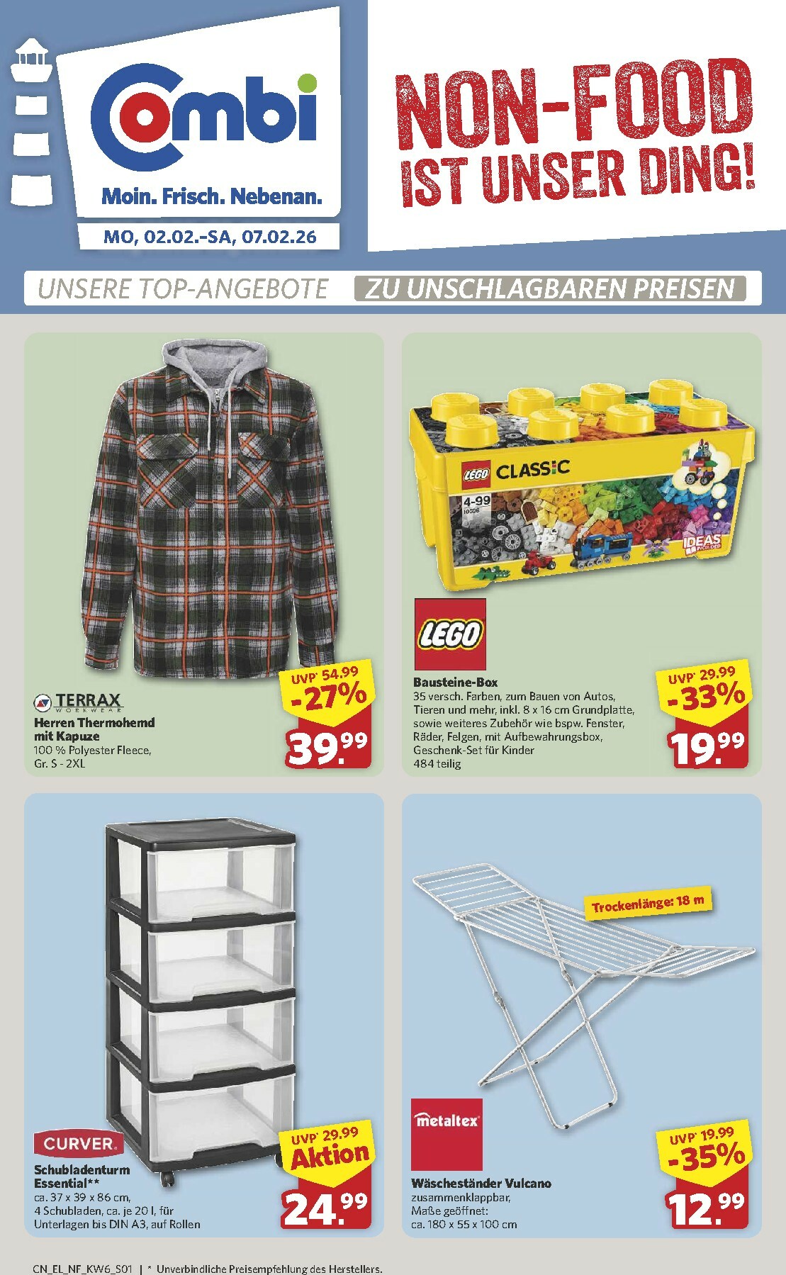 combi - Combi - Sonderangebote-Prospekt gültig vom 02.02.2026 bis 07.02.2026