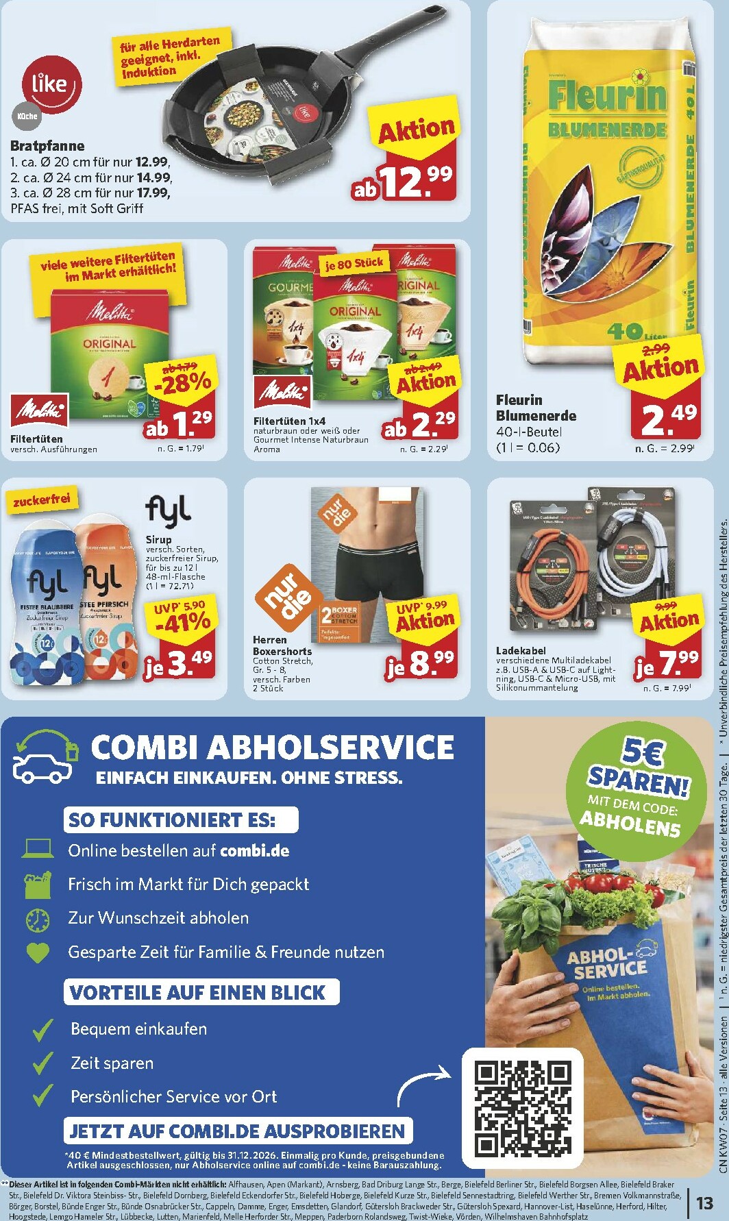 combi - Combi-Prospekt gültig vom 09.02.2026 bis 14.02.2026 - page: 13