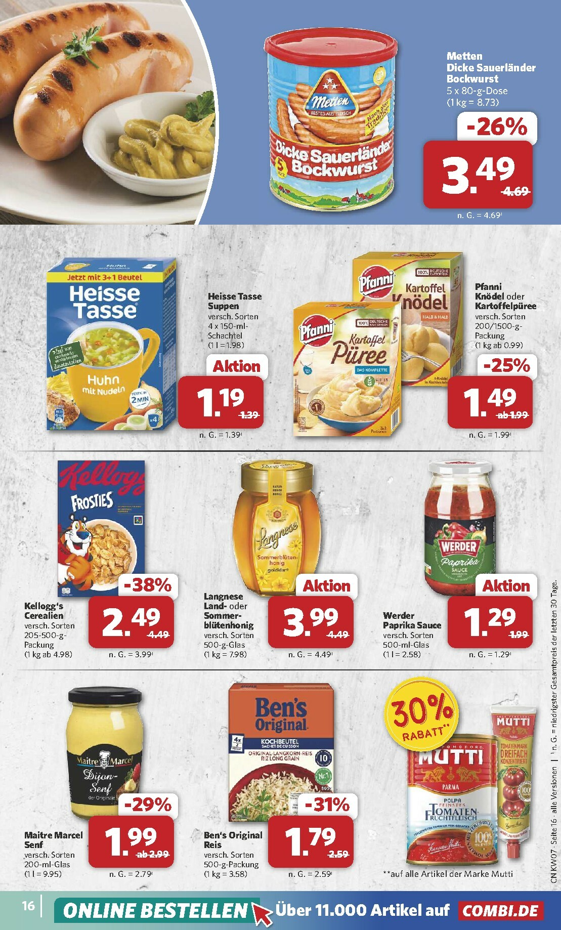 combi - Combi-Prospekt gültig vom 09.02.2026 bis 14.02.2026 - page: 16