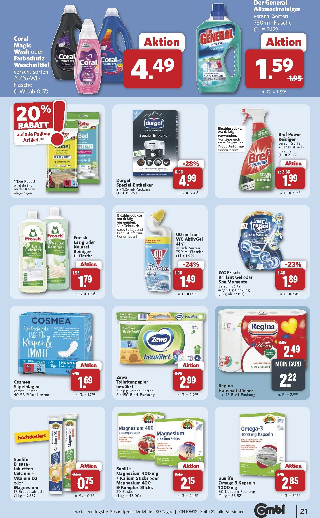 combi - Combi-Prospekt gültig vom 16.03.2026 bis 21.03.2026 - page: 28