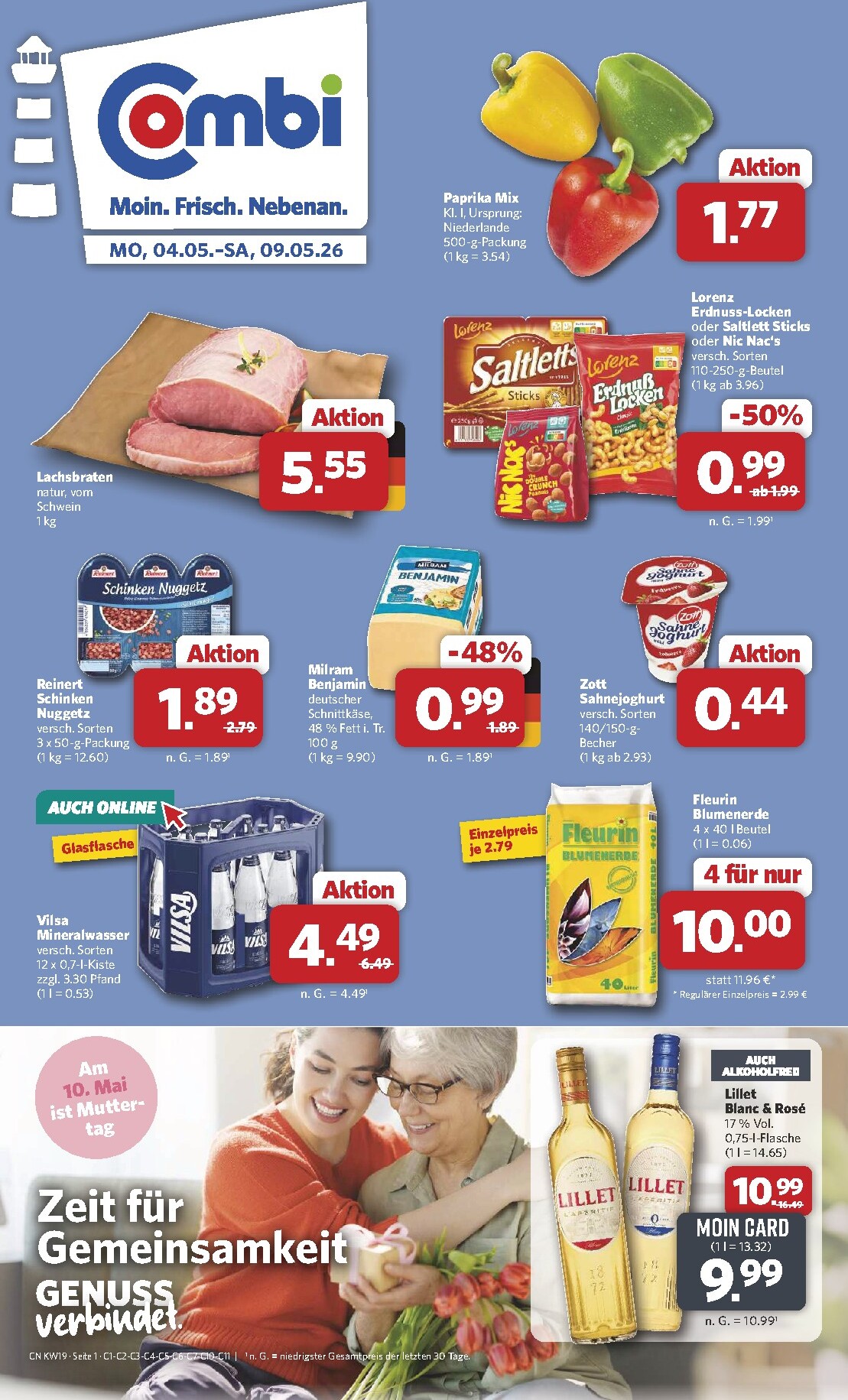 combi - Combi Prospekt nächste Woche – von Montag 04.05.2026 bis Samstag 09.05.2026
