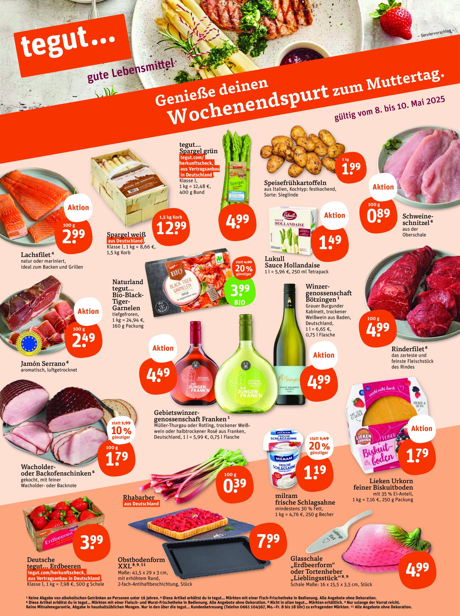 tegut - Tegut-Prospekt gültig von 08.05. bis 10.05.