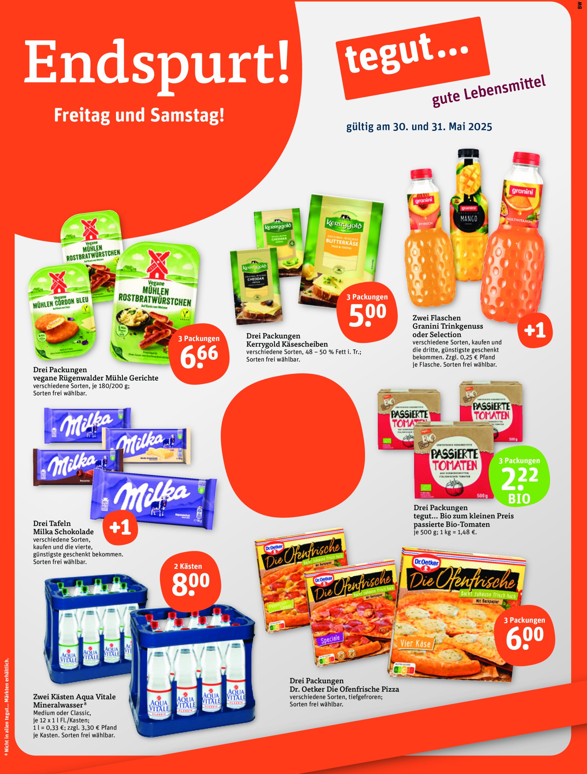 tegut - Tegut-Prospekt gültig von 30.05. bis 31.05.