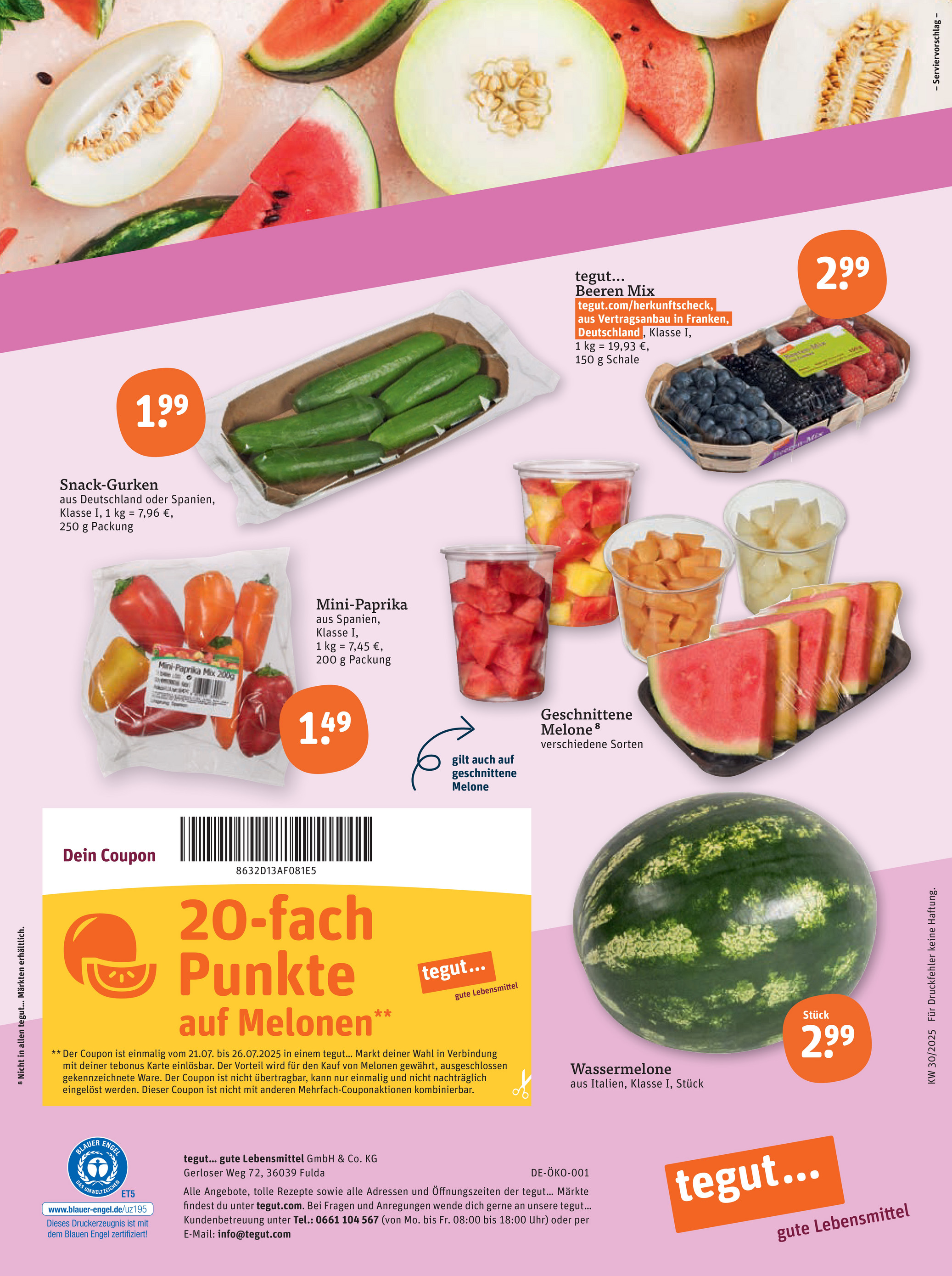 tegut - Tegut-Prospekt gültig vom 24.07. bis 26.07. - page: 23