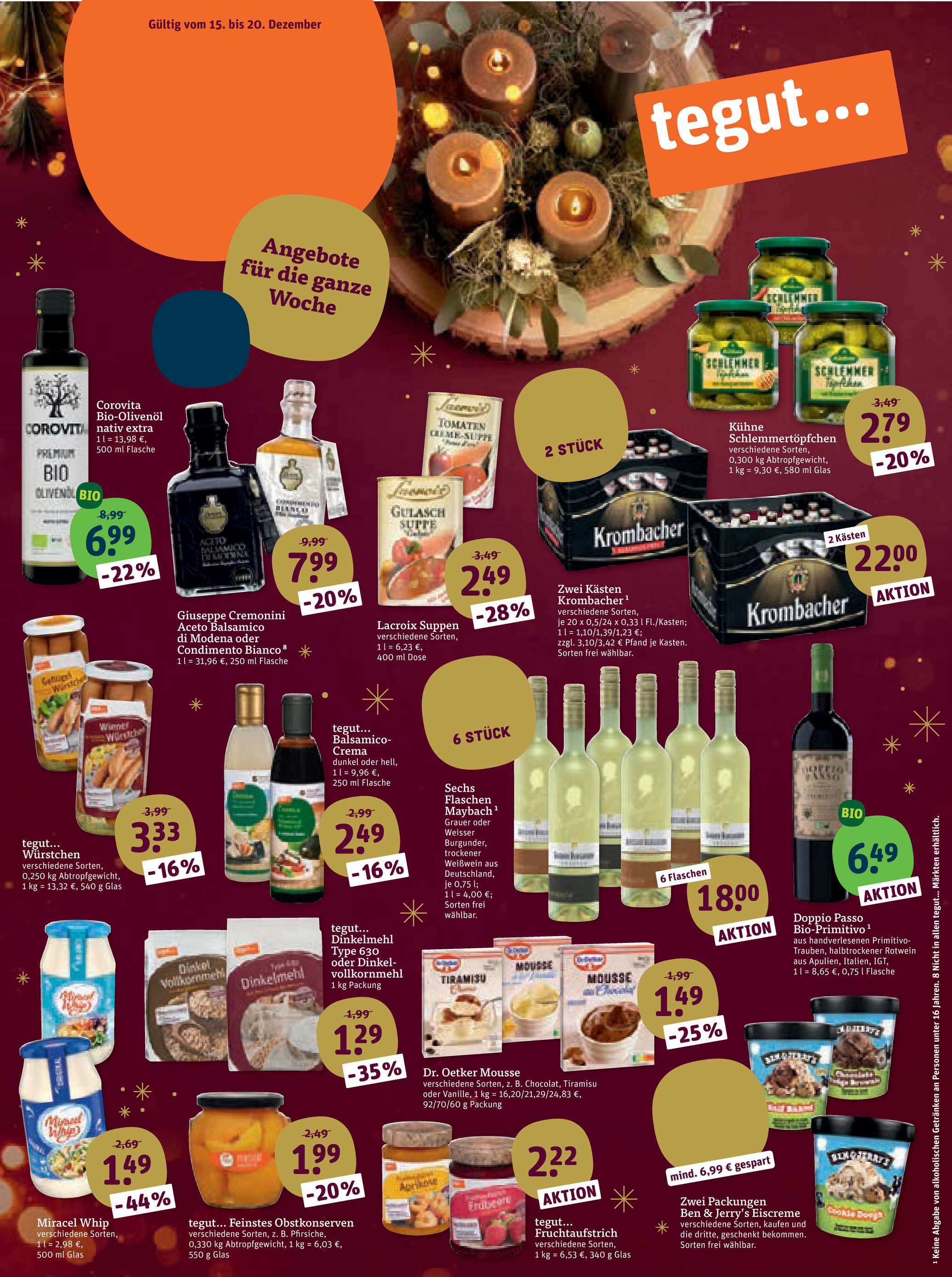 tegut - Tegut-Prospekt gültig vom 15.12. bis 20.12.