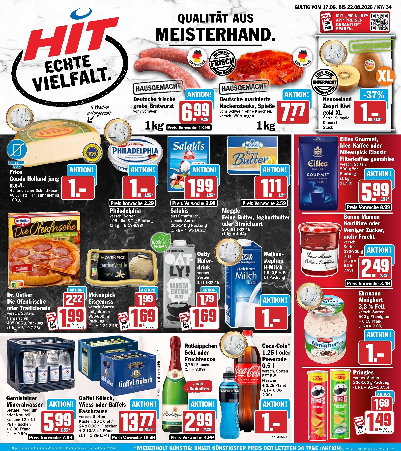 hit - Hit Prospekt nächste Woche – von Montag 17.08.2026 bis Samstag 22.08.2026