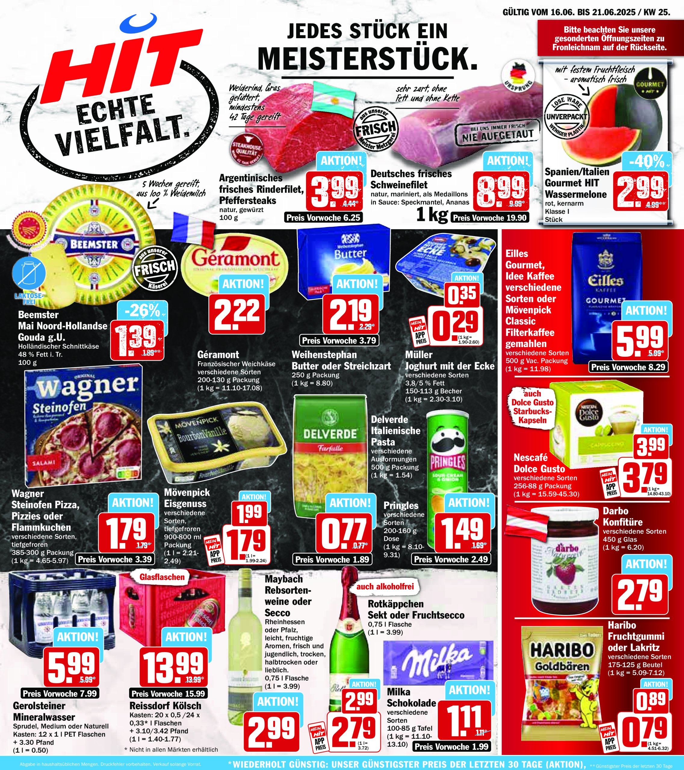 hit - Hit-Prospekt gültig vom 16.06. bis 21.06.