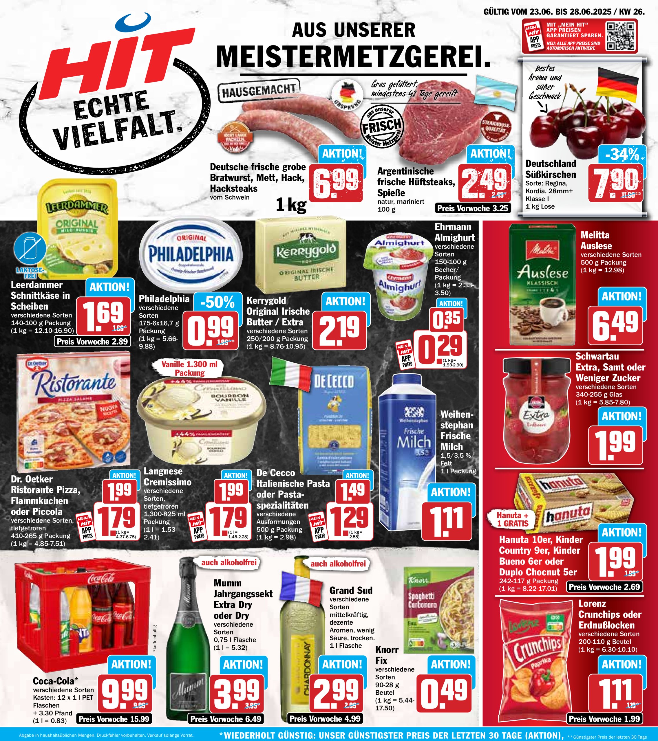 hit - Hit-Prospekt gültig vom 23.06. bis 28.06.