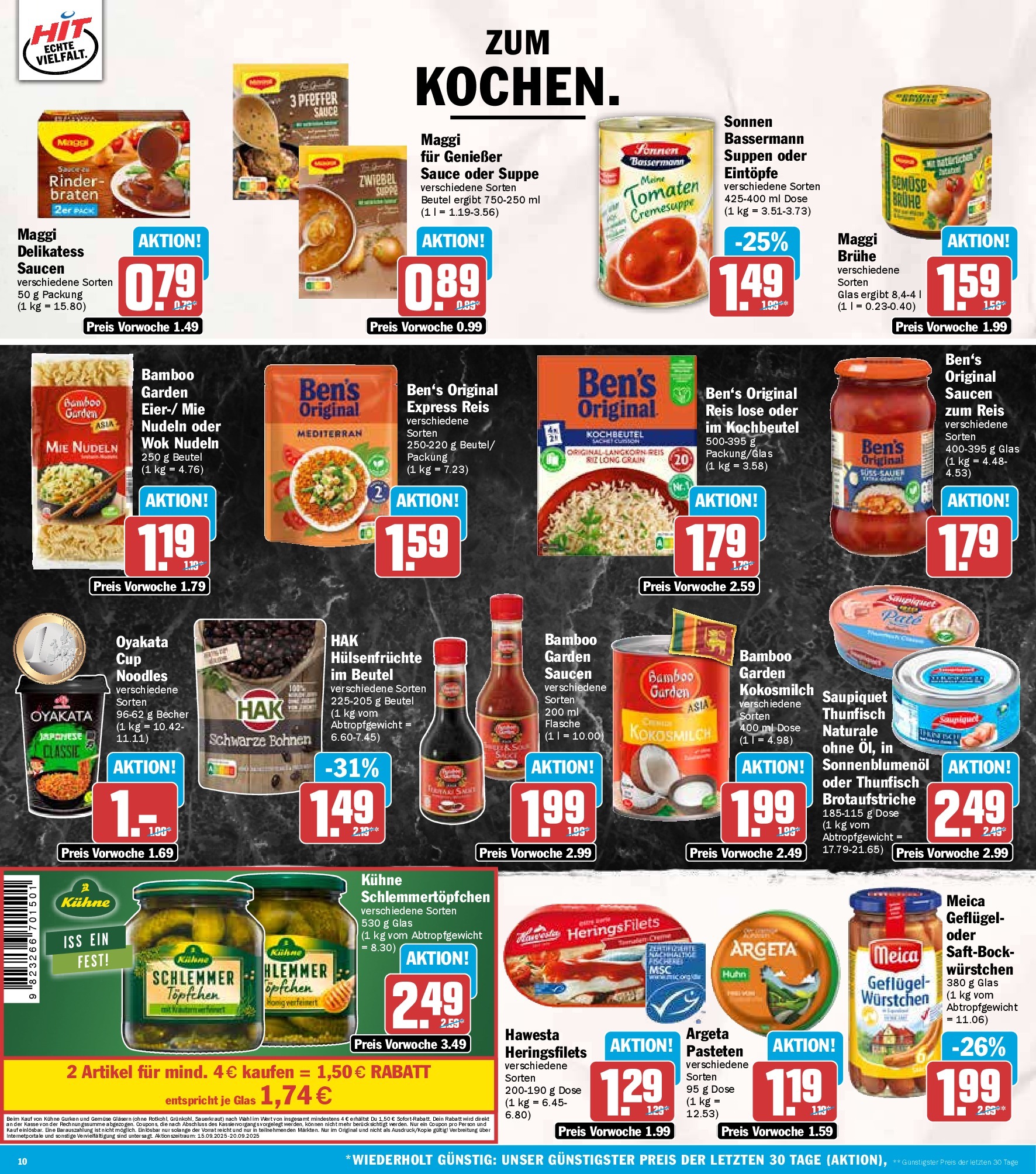 hit - Hit-Prospekt gültig vom 15.09. bis 20.09. - page: 10