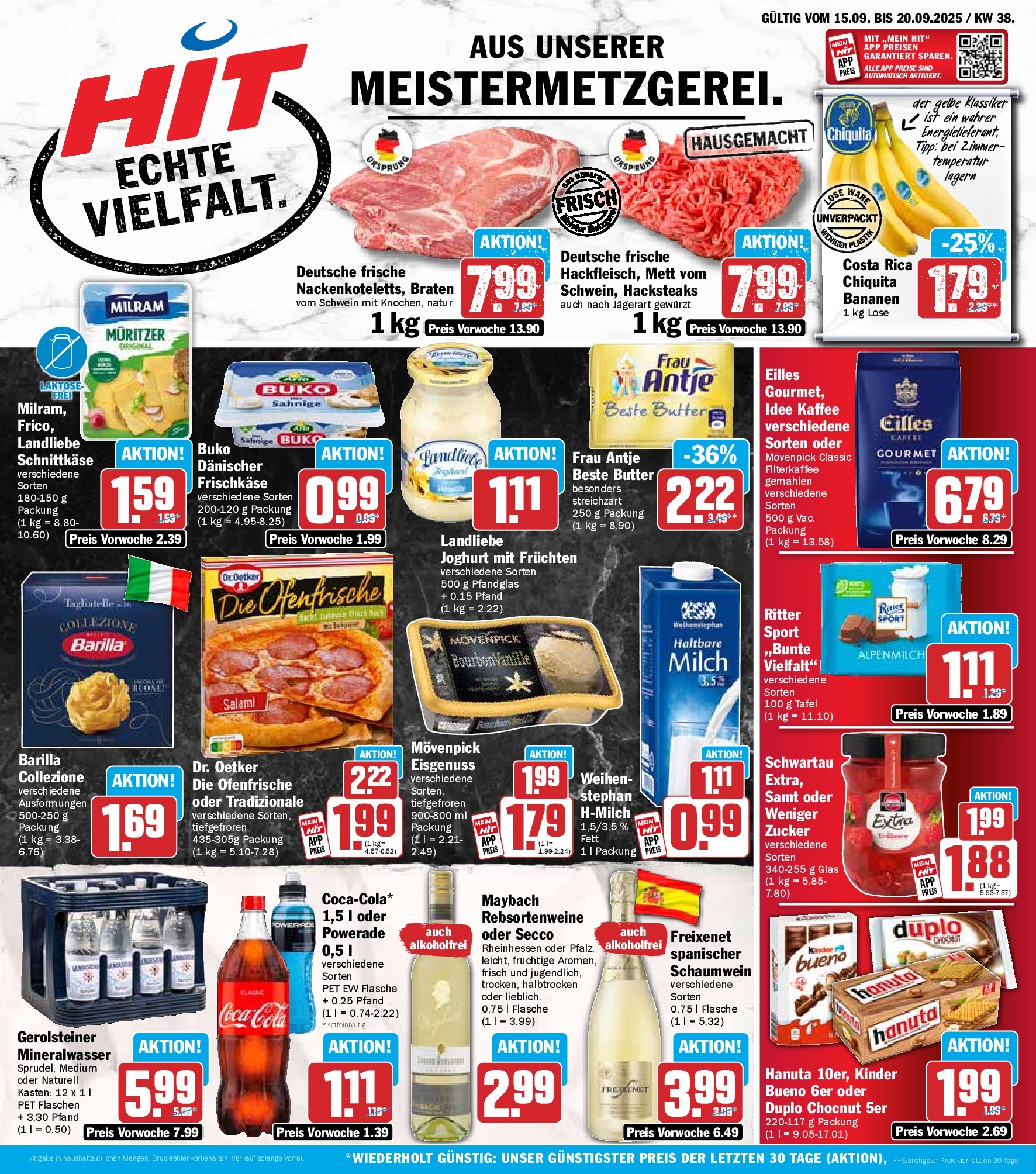 hit - Hit-Prospekt gültig vom 15.09. bis 20.09.