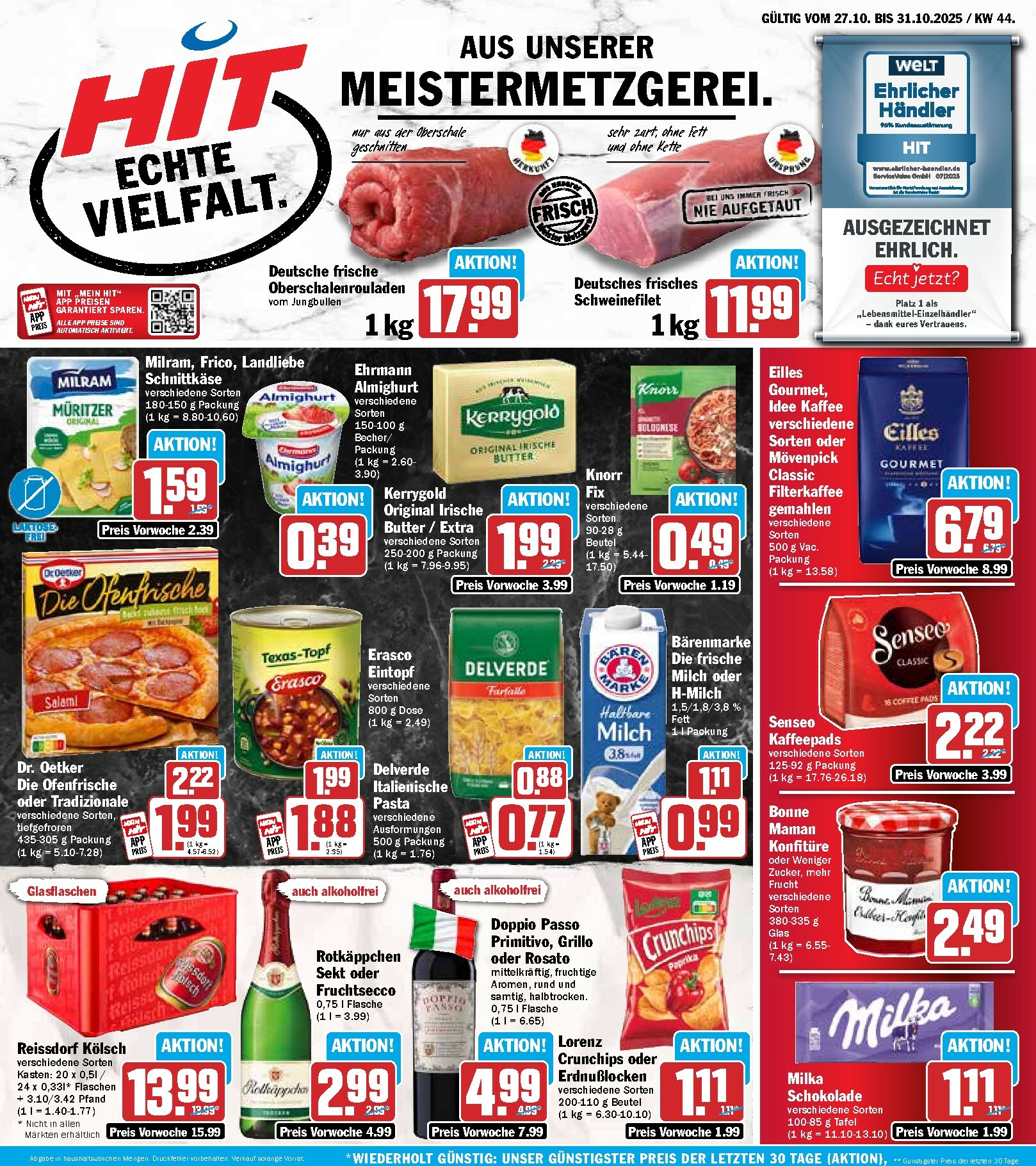 hit - Hit-Prospekt gültig vom 27.10. bis 31.10.