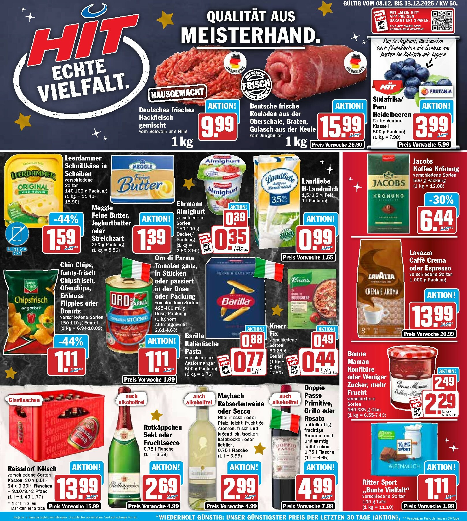 hit - Hit-Prospekt gültig vom 08.12. bis 13.12.