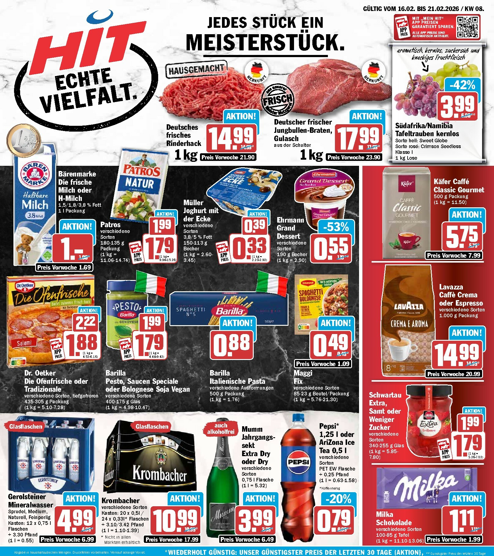 hit - Hit-Prospekt gültig vom 16.02.2026 bis 21.02.2026