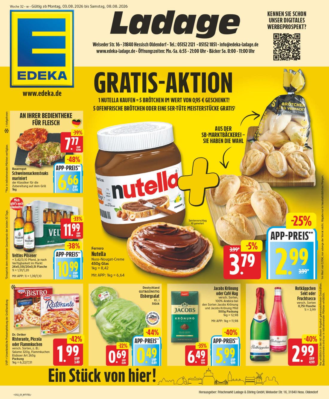 np - NP - Hessisch Oldendorf Prospekt nächste Woche – von Montag 03.08.2026 bis Samstag 08.08.2026