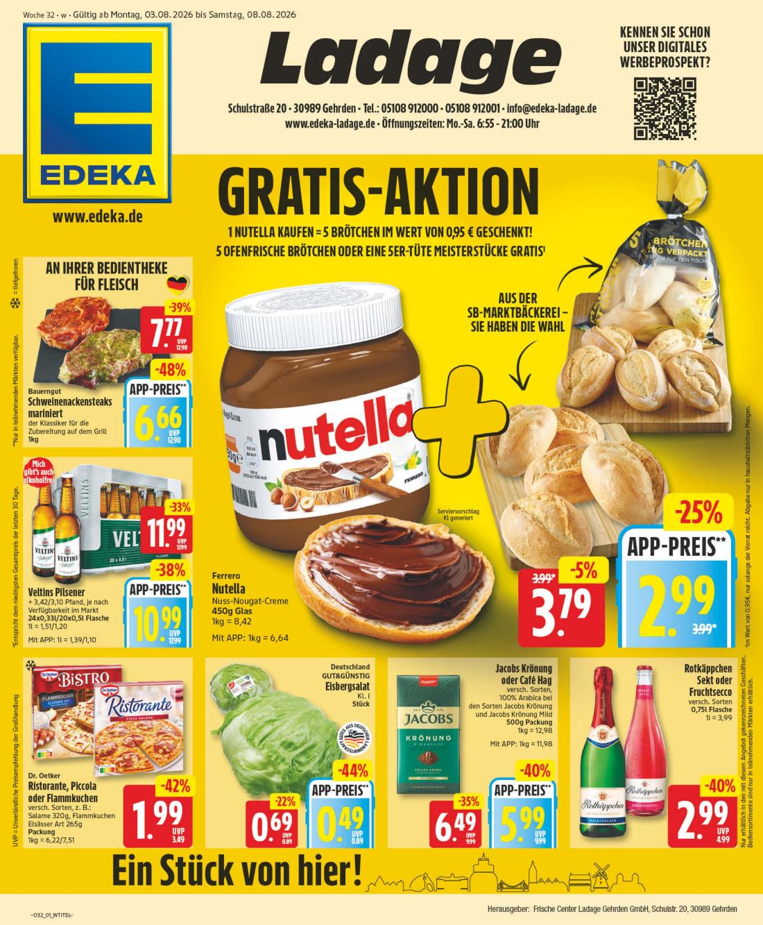 np - NP - Gehrden Prospekt nächste Woche – von Montag 03.08.2026 bis Samstag 08.08.2026