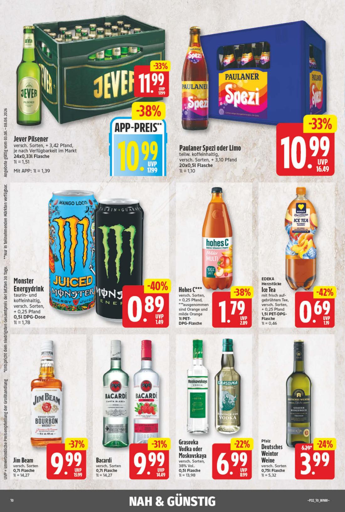 np - NP - Hessisch Oldendorf, Wennigsen Prospekt nächste Woche – von Montag 03.08.2026 bis Samstag 08.08.2026 - page: 10