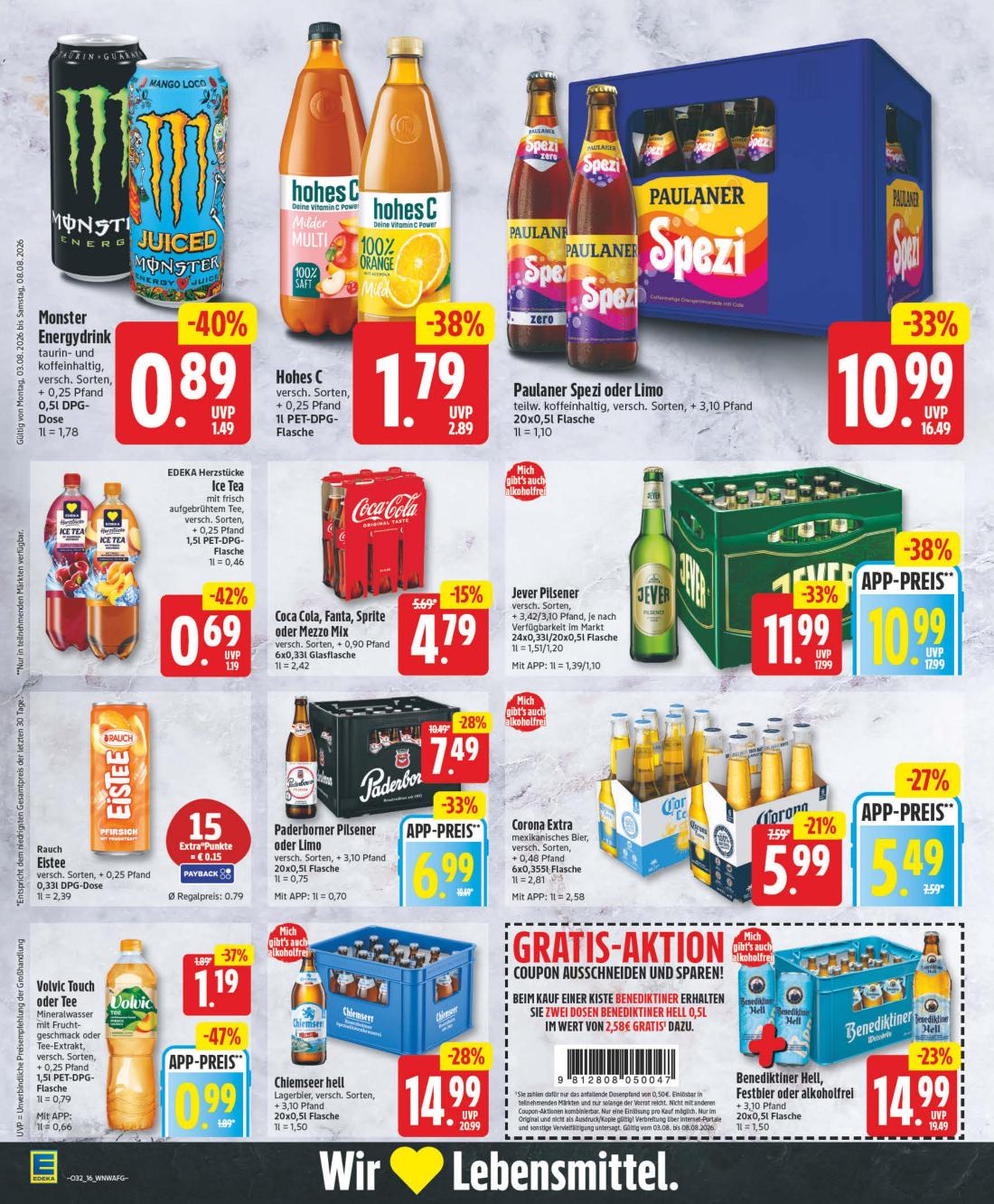 np - NP - Wennigsen Prospekt nächste Woche – von Montag 03.08.2026 bis Samstag 08.08.2026 - page: 16
