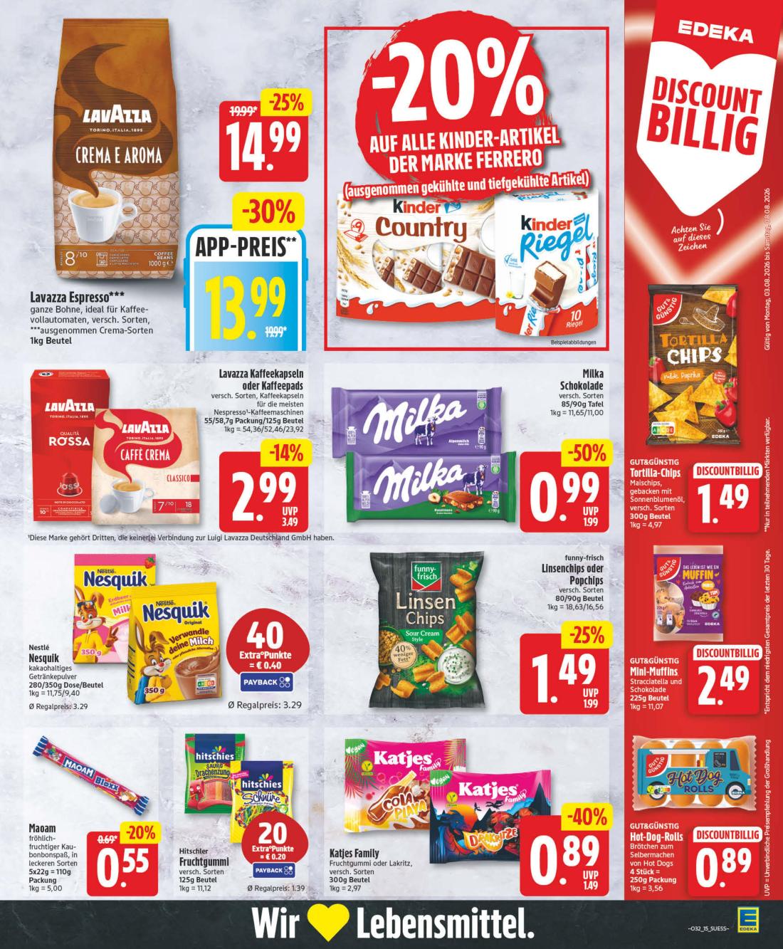 np - NP - Wennigsen Prospekt nächste Woche – von Montag 03.08.2026 bis Samstag 08.08.2026 - page: 15