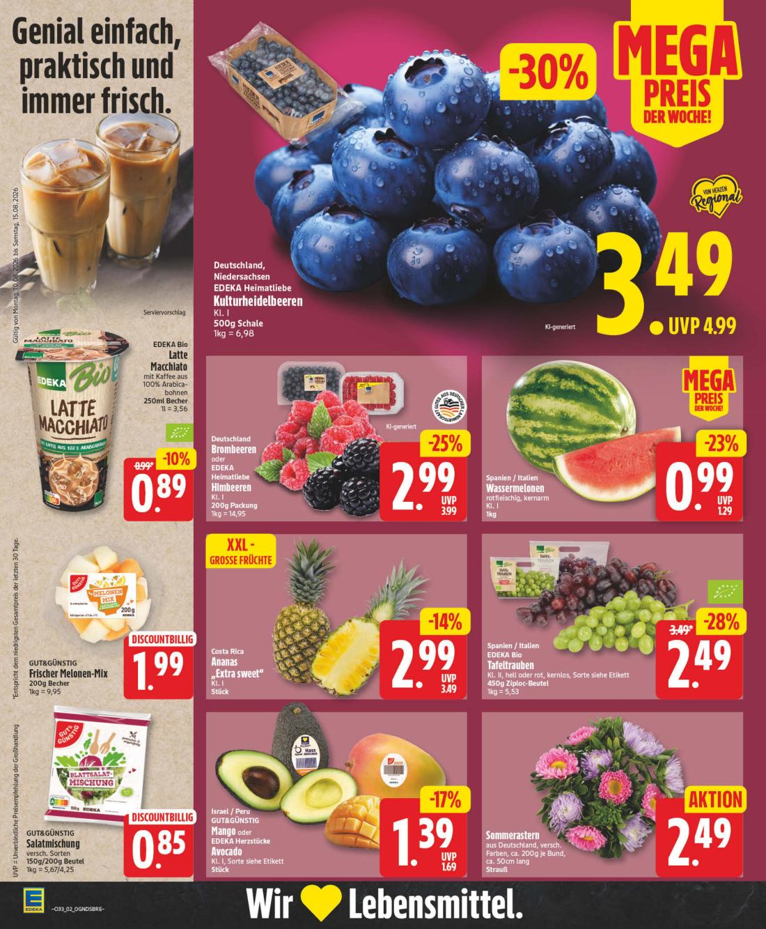 np - NP - Edeka - Hemmingen Prospekt nächste Woche – von Montag 10.08.2026 bis Samstag 15.08.2026 - page: 2