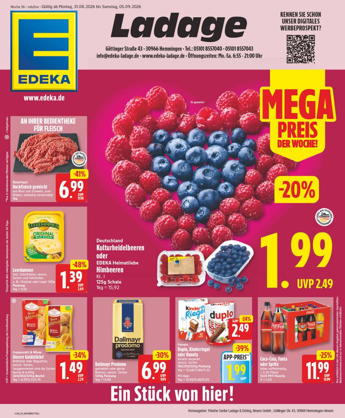 np - NP - Hemmingen Prospekt nächste Woche – von Montag 31.08.2026 bis Samstag 05.09.2026
