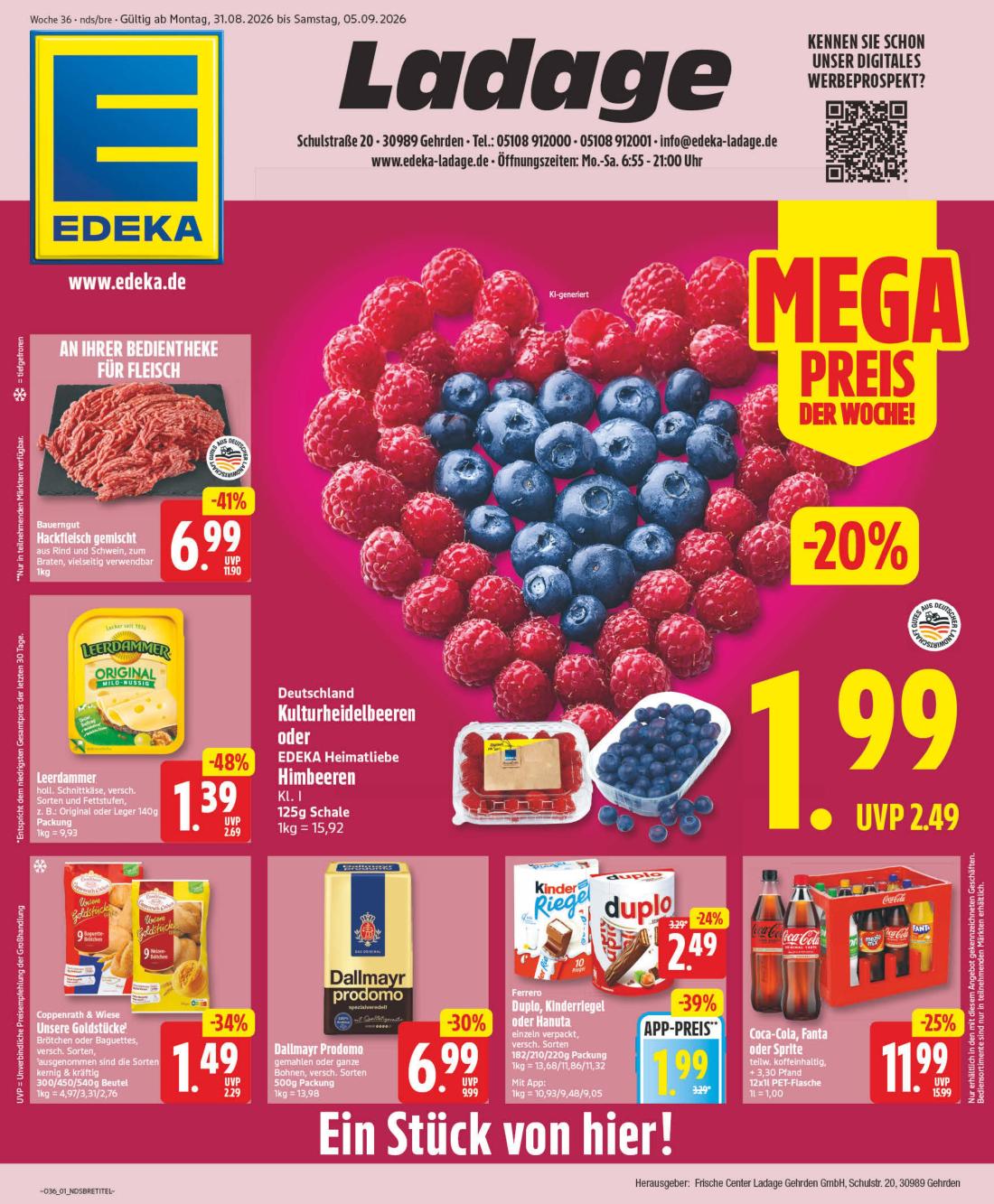 np - NP - Gehrden Prospekt nächste Woche – von Montag 31.08.2026 bis Samstag 05.09.2026