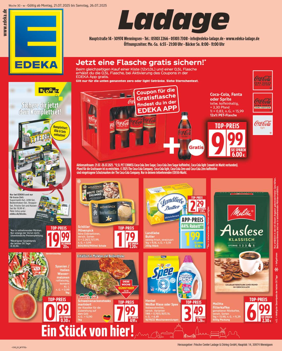 np - NP - Edeka - Wenningsen-Prospekt gültig vom 21.07. bis 26.07.