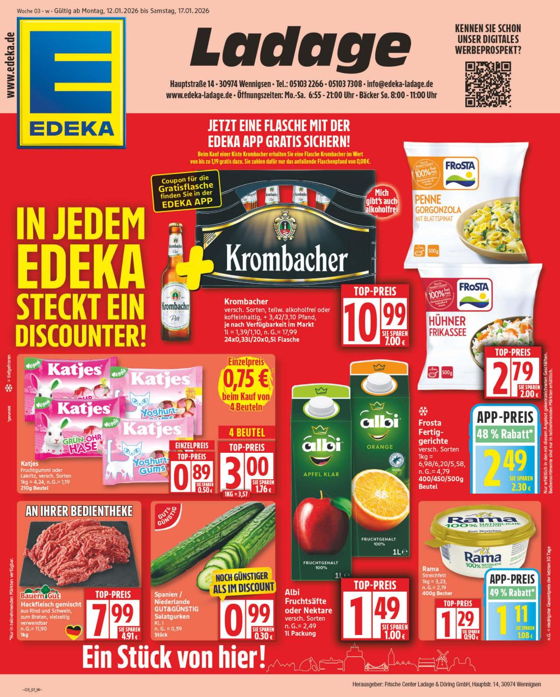 np - NP - Edeka - Wenningsen-Prospekt gültig vom 12.01. bis 17.01.