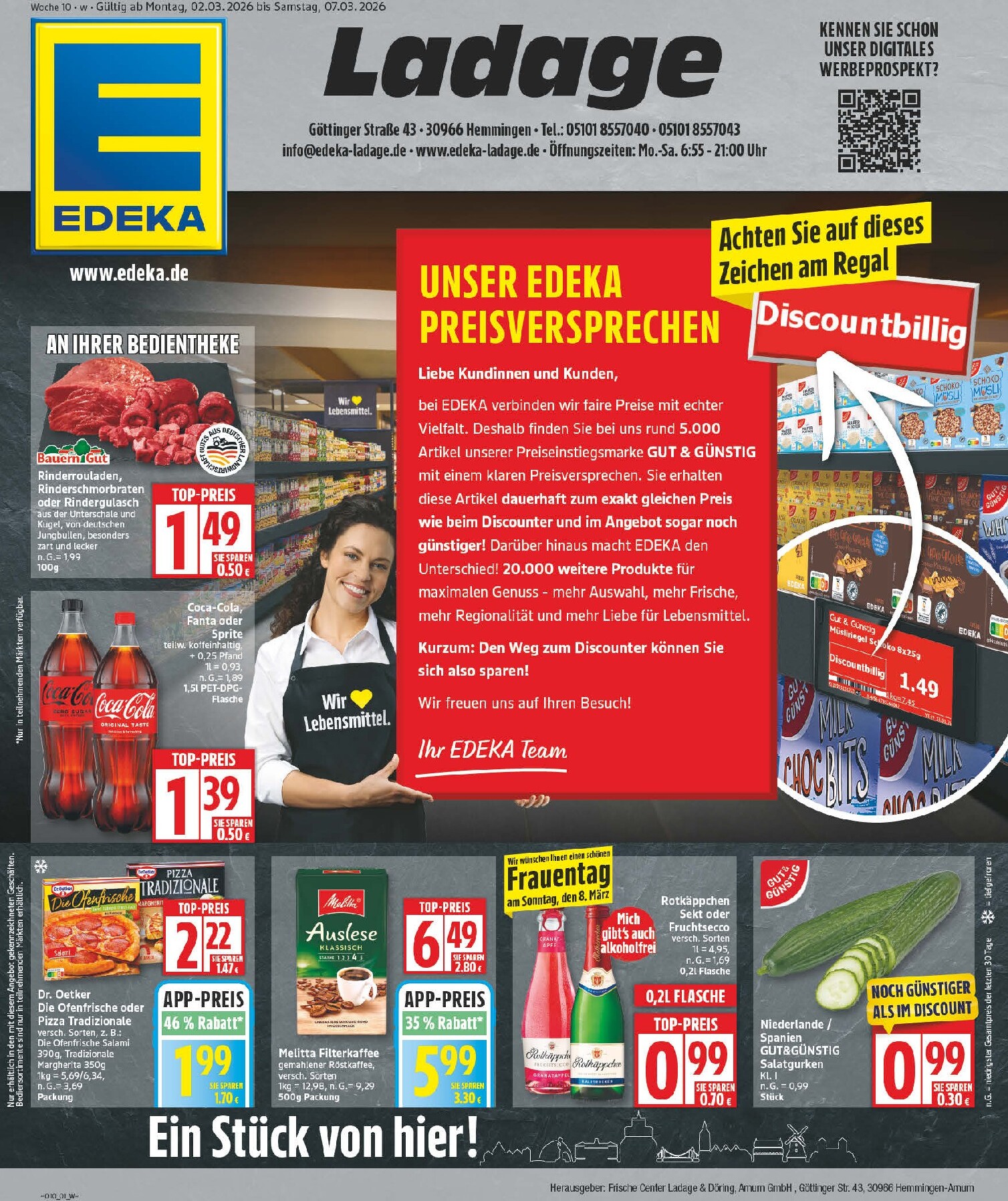 np - NP - Edeka - Hemmingen-Prospekt gültig vom 02.03.2026 bis 07.03.2026