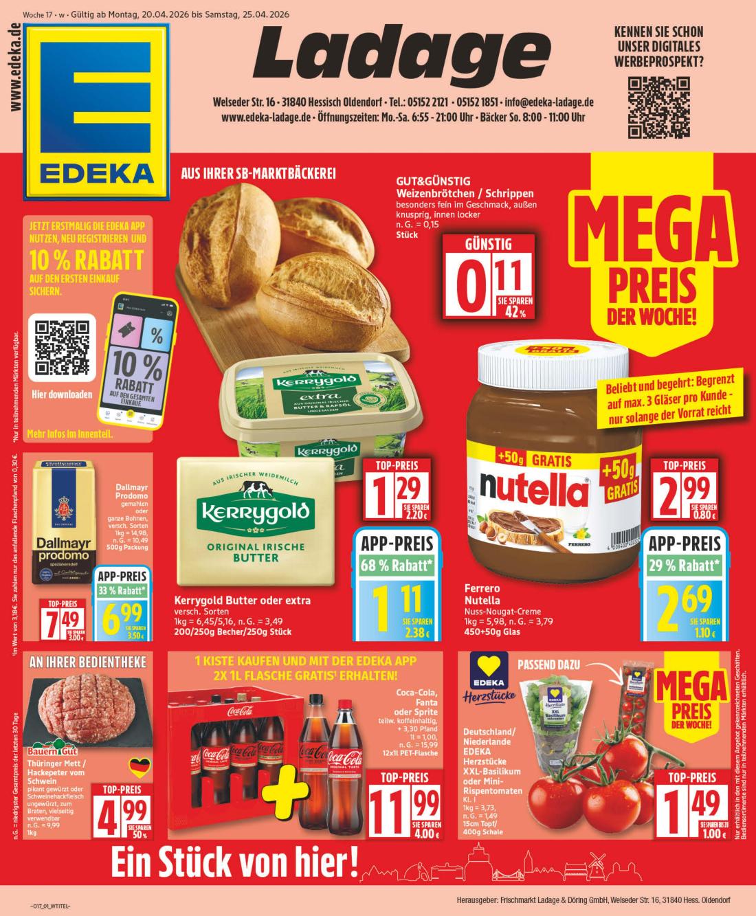 np - NP - Hessisch Oldendorf Prospekt nächste Woche – von Montag 20.04.2026 bis Samstag 25.04.2026 - page: 1