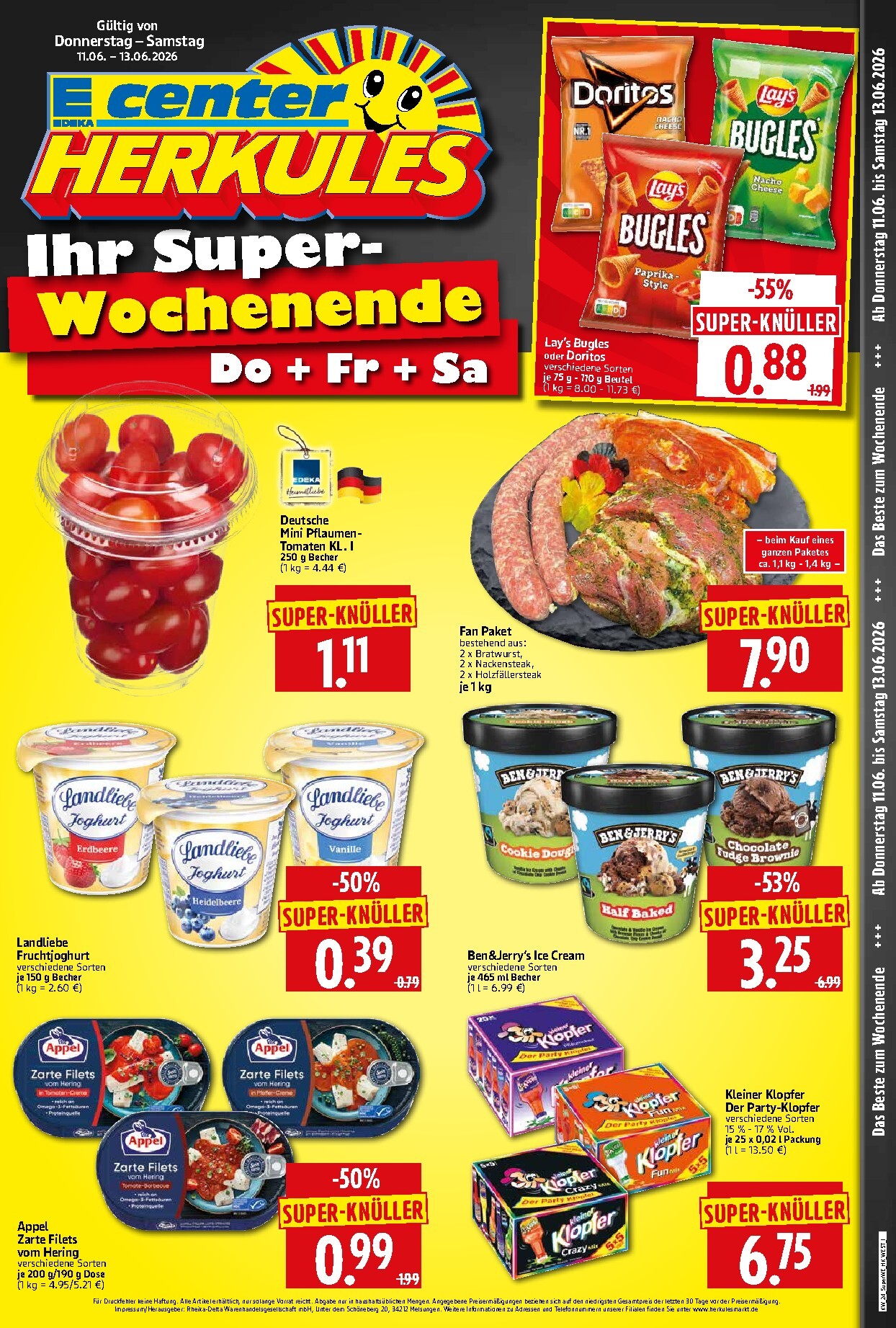 herkules - Neuer Herkules - Sonderbeilage Prospekt – von Donnerstag 11.06.2026 bis Samstag 13.06.2026