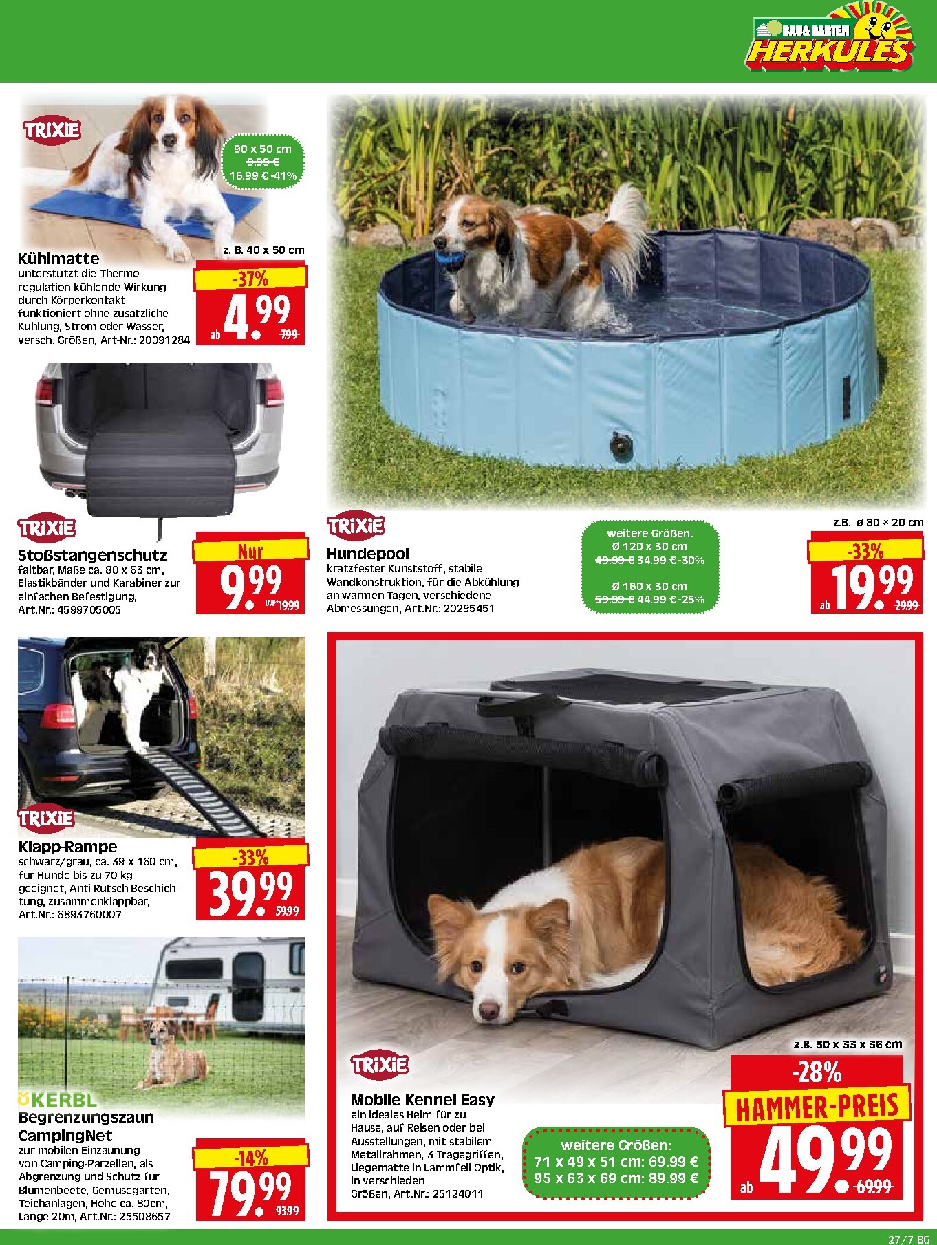 herkules - Herkules - Bau & Garten Prospekt nächste Woche – von Montag 29.06.2026 bis Samstag 04.07.2026 - page: 7