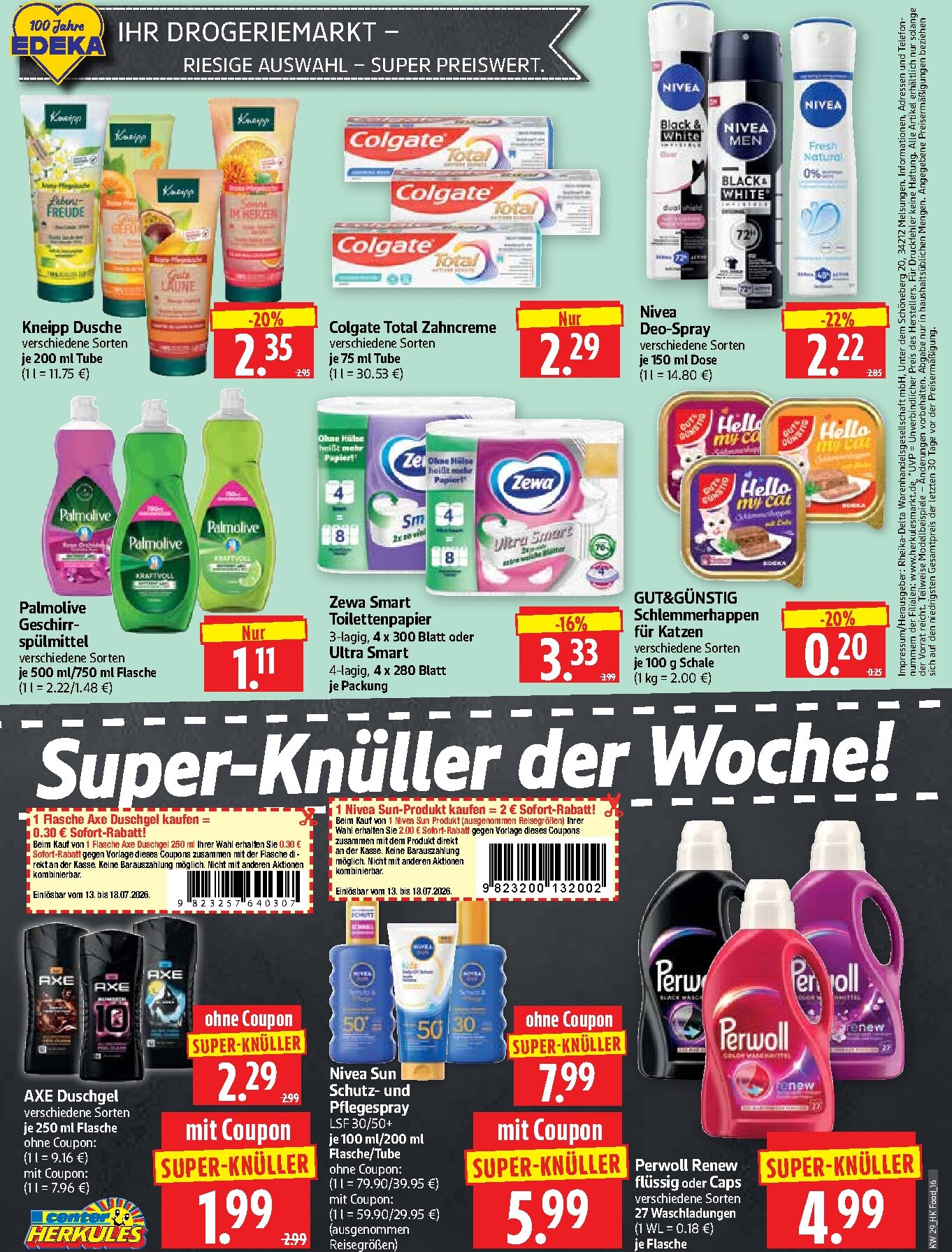 herkules - Herkules - Lebensmittel Prospekt nächste Woche – von Montag 13.07.2026 bis Samstag 18.07.2026 - page: 16