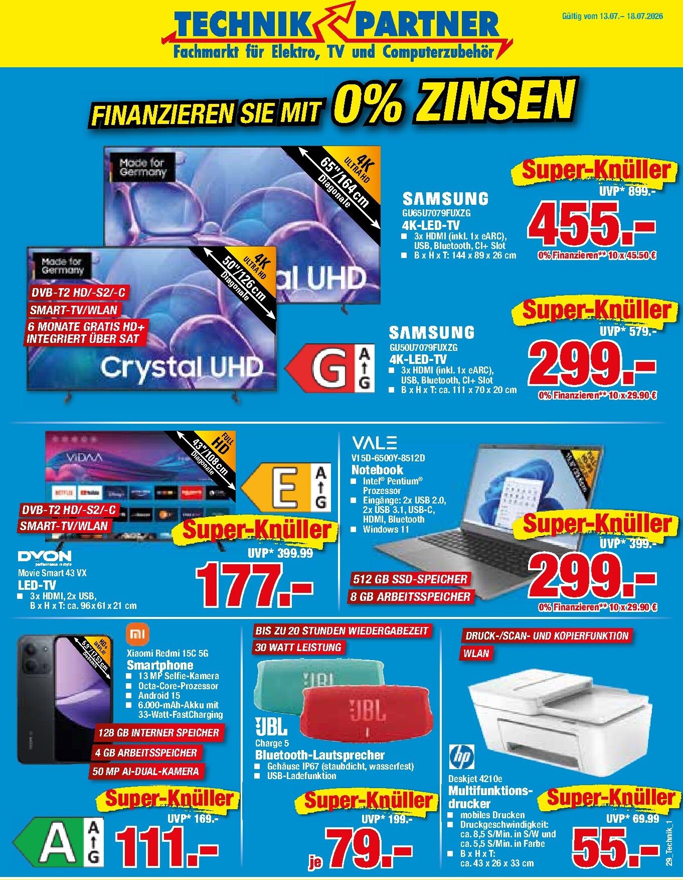 herkules - Herkules - Technik Partner Prospekt nächste Woche – von Montag 13.07.2026 bis Samstag 18.07.2026