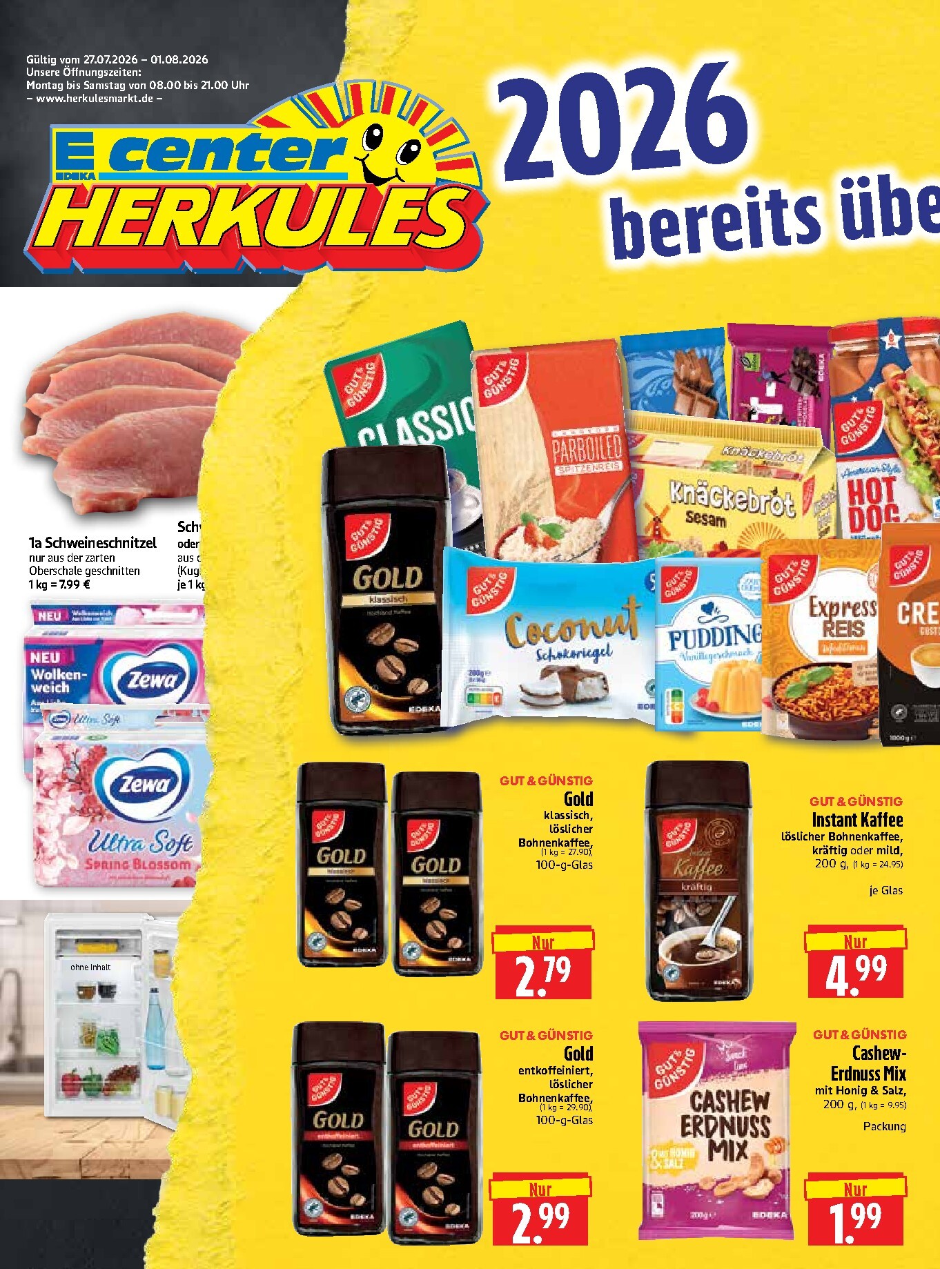 herkules - Herkules Prospekt nächste Woche – von Montag 27.07.2026 bis Samstag 01.08.2026